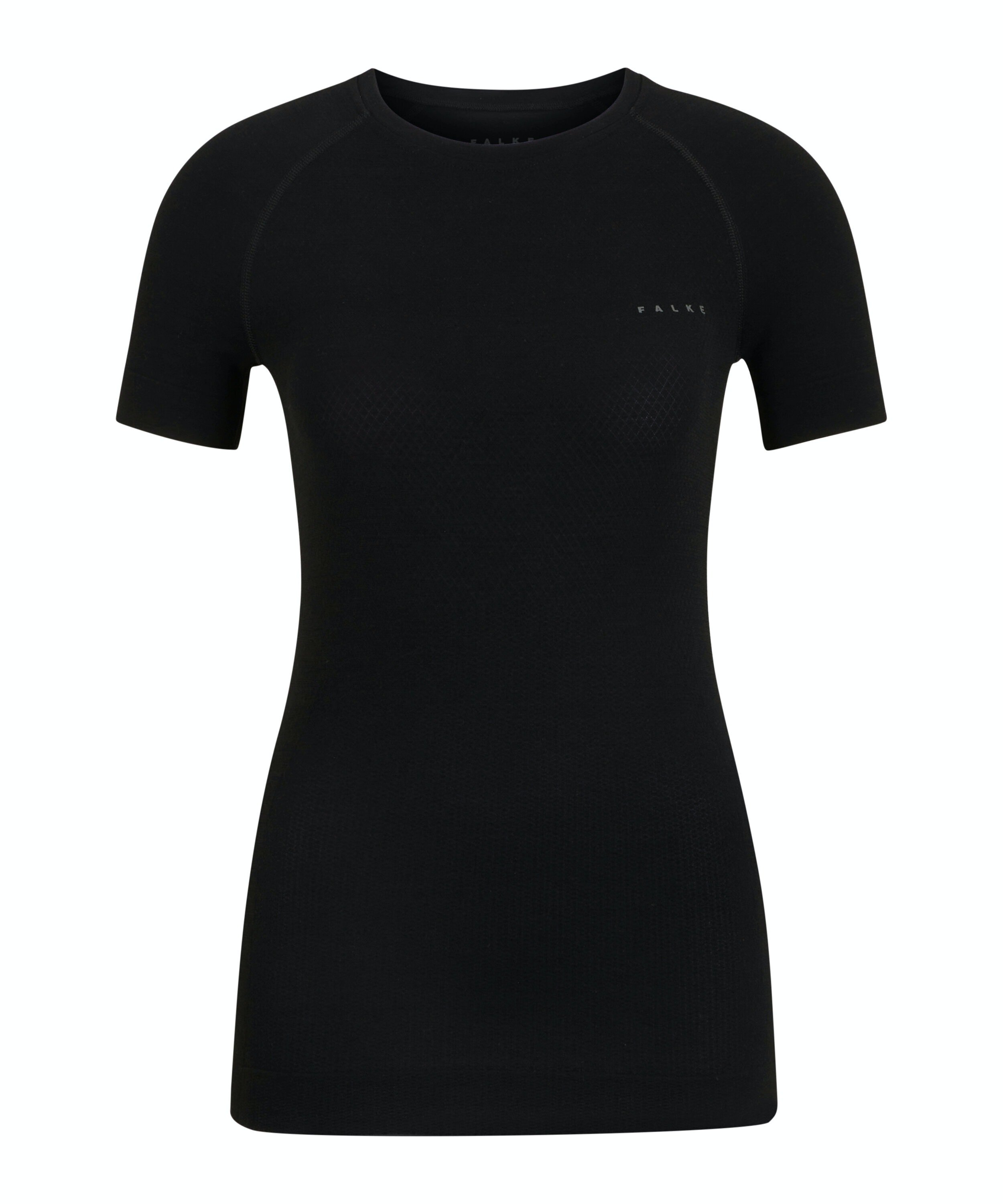 FALKE dames T-shirt Wool-Tech Light, thermoshirt, zwart (black)