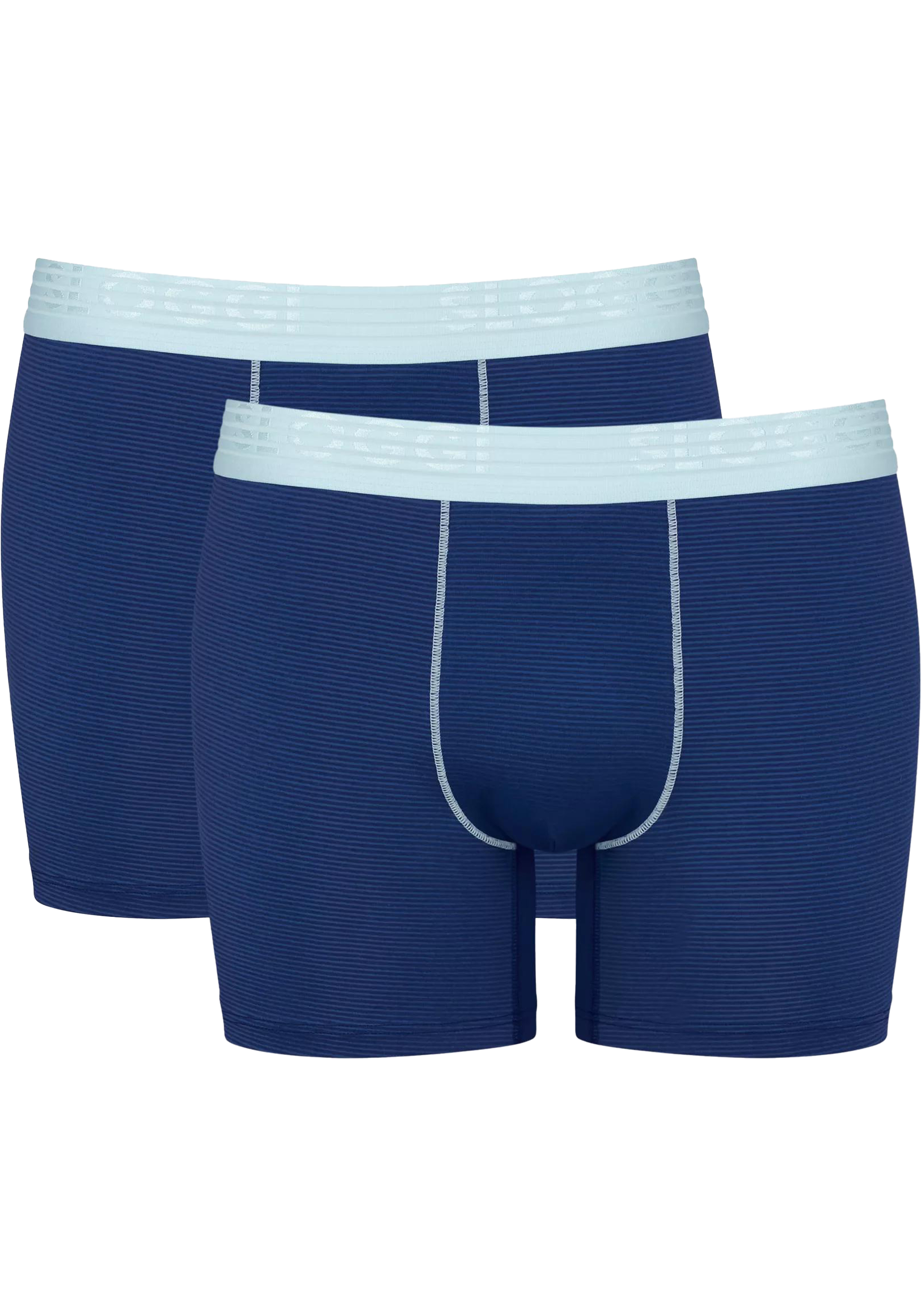 Sloggi Men EVER Cool Short, heren boxershort korte pijp (2-pack), blauw