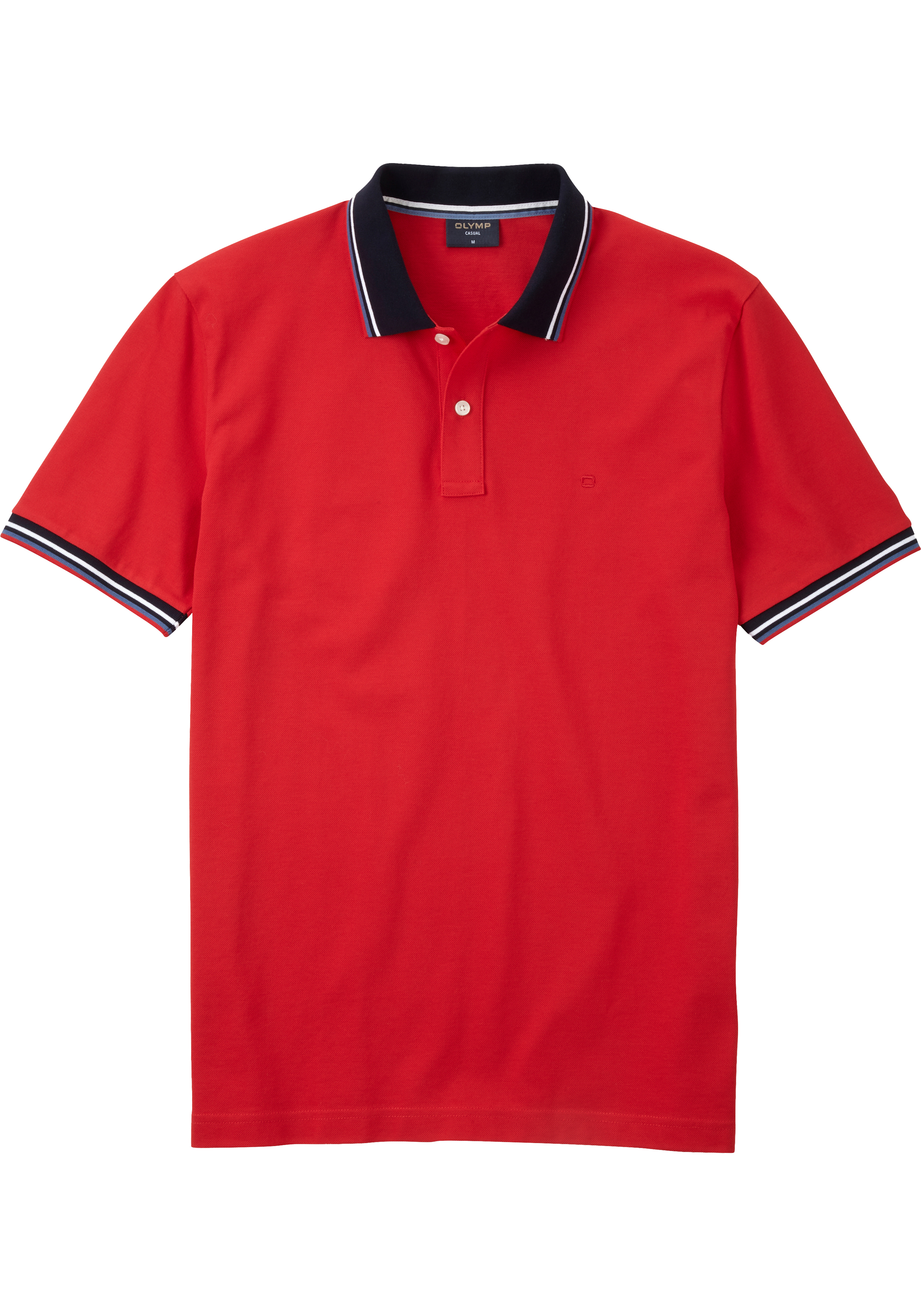 OLYMP Polo Casual, modern fit polo, rood