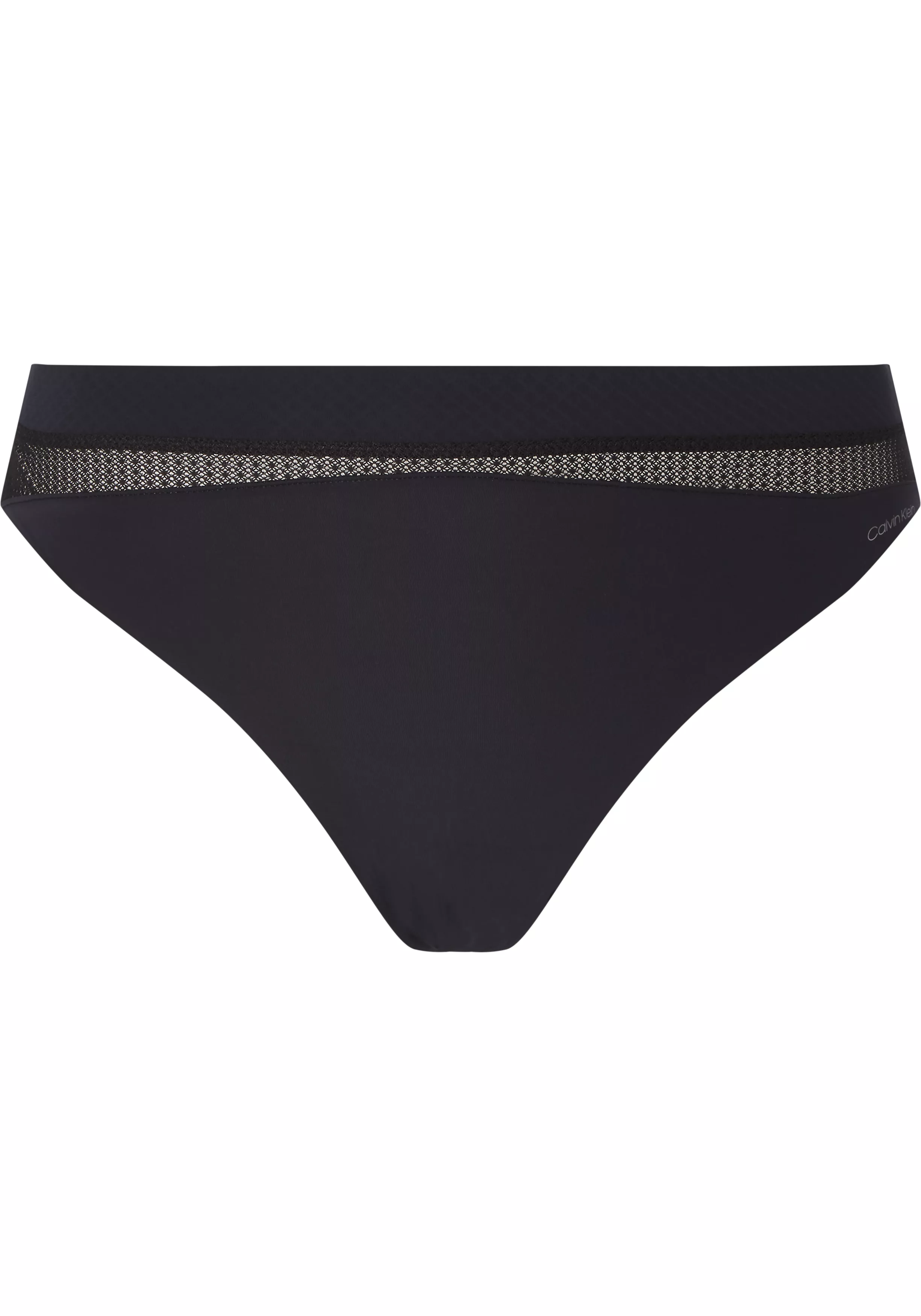 Calvin Klein dames thong (1-pack), string, zwart