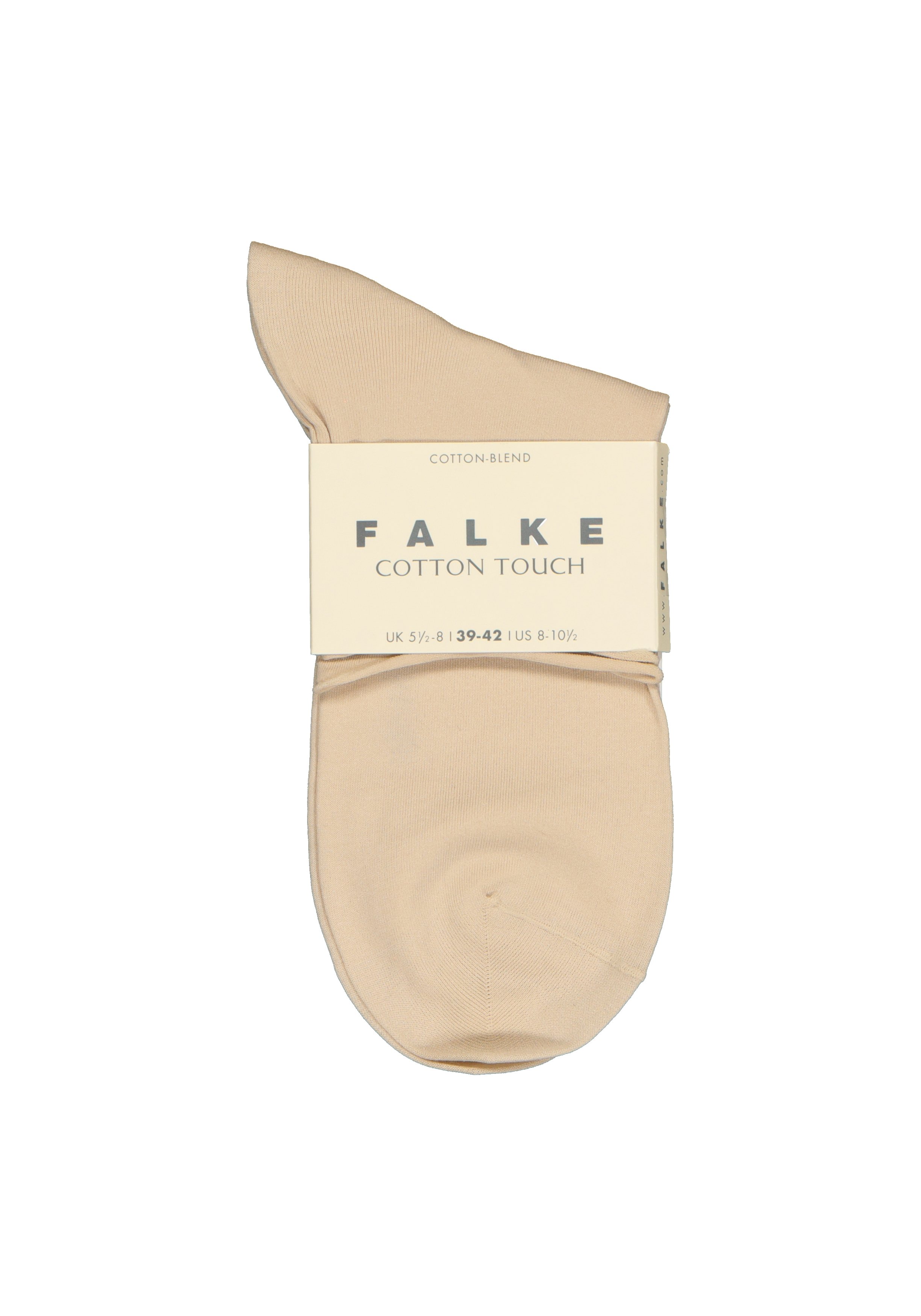 FALKE Cotton Touch korte damessokken, katoen, beige (cream)