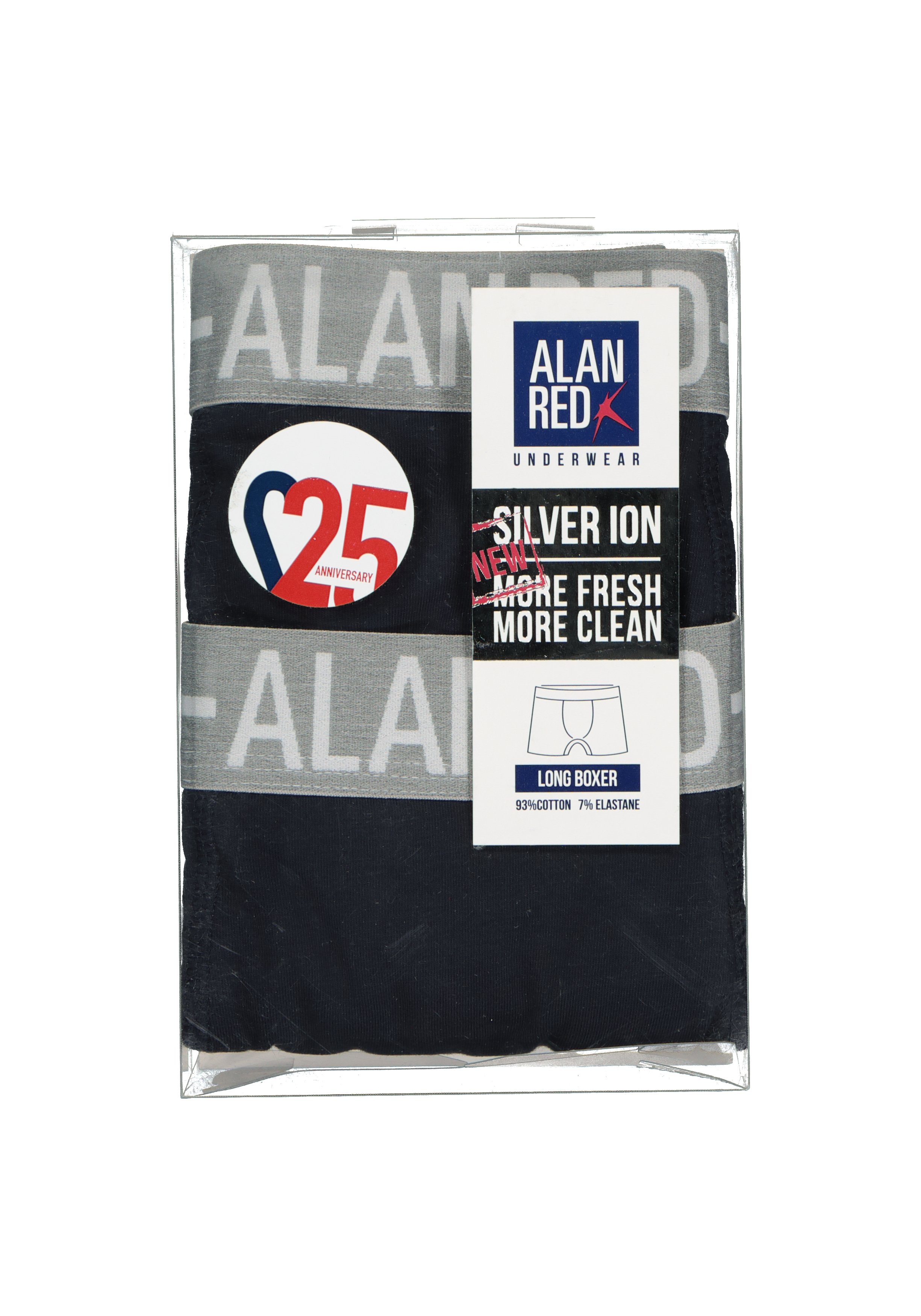 ALAN RED boxershorts (2-pack), navy blauw