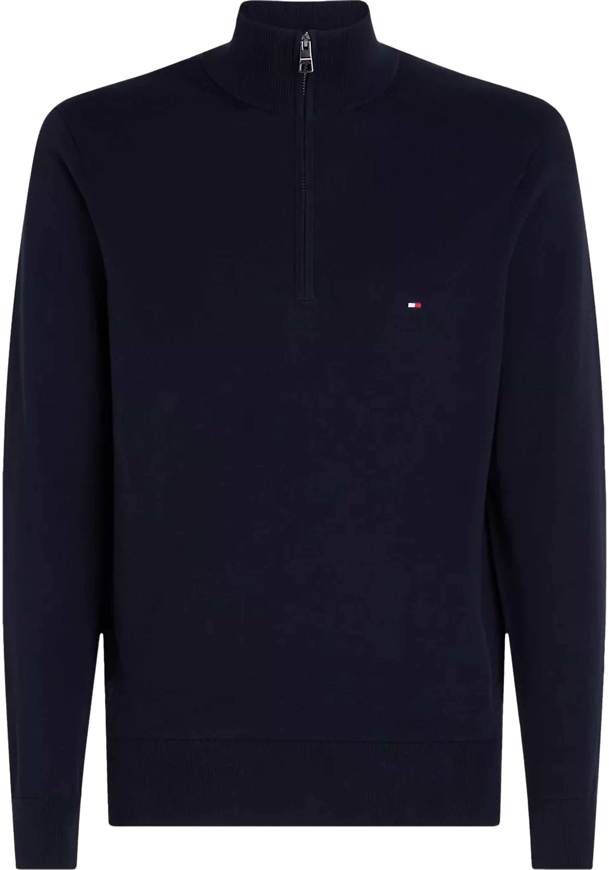 Tommy Hilfiger heren schipperstrui katoen, donkerblauw