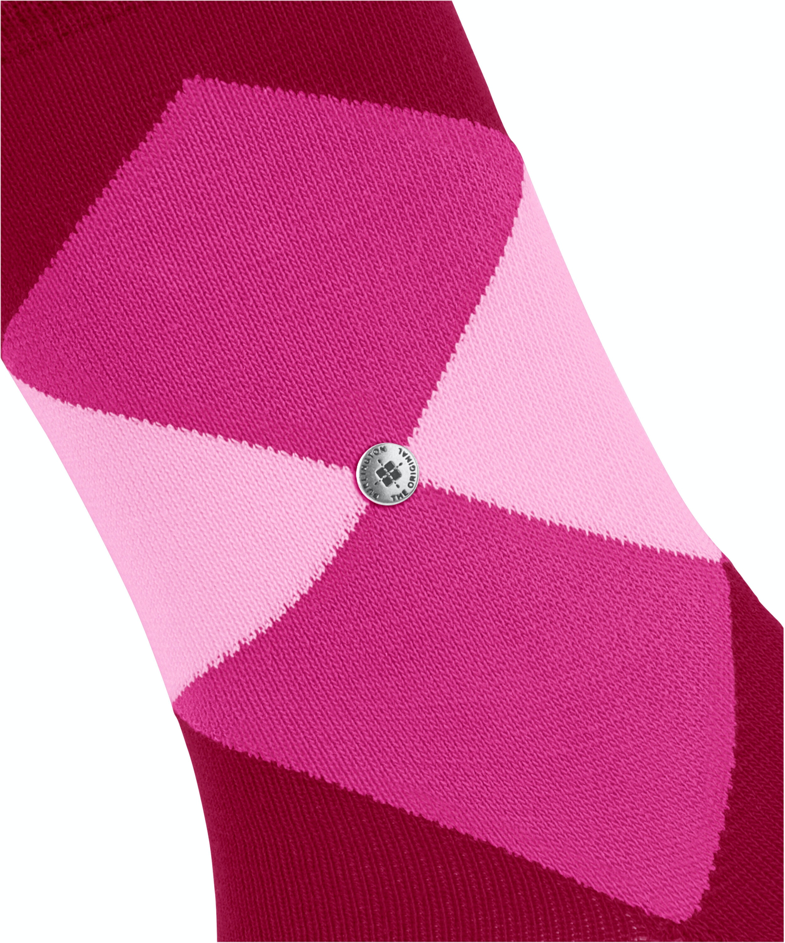 Burlington Bonnie damessokken kort, roze (cranberry)