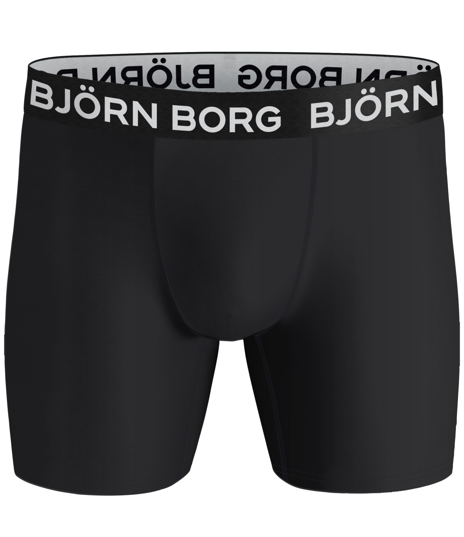 Bjorn Borg Performance boxers, microfiber heren boxers lange pijpen (3-pack), zwart