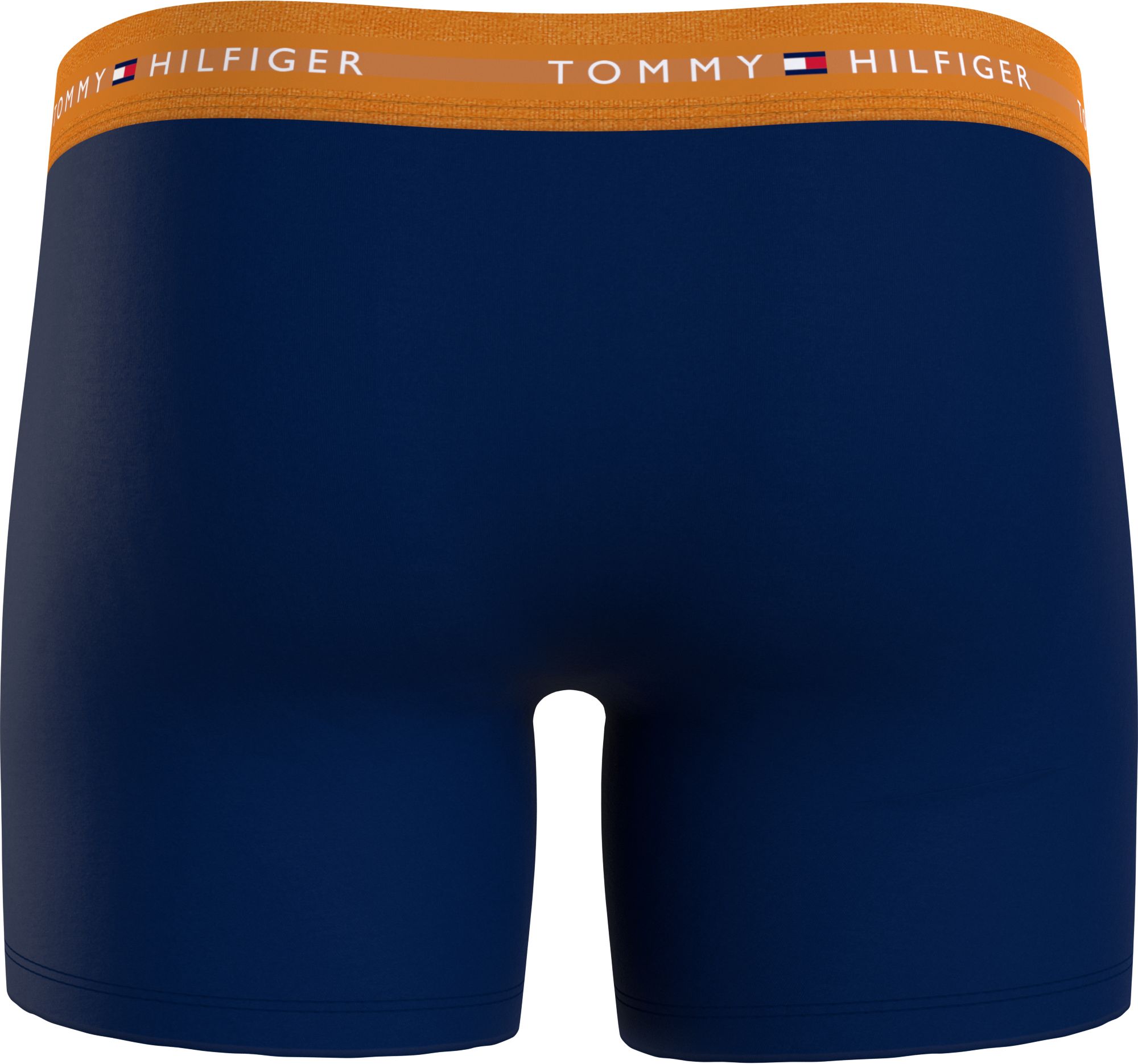 Tommy Hilfiger hipster brief (3-pack), heren slips, blauw met gekleurde tailleband