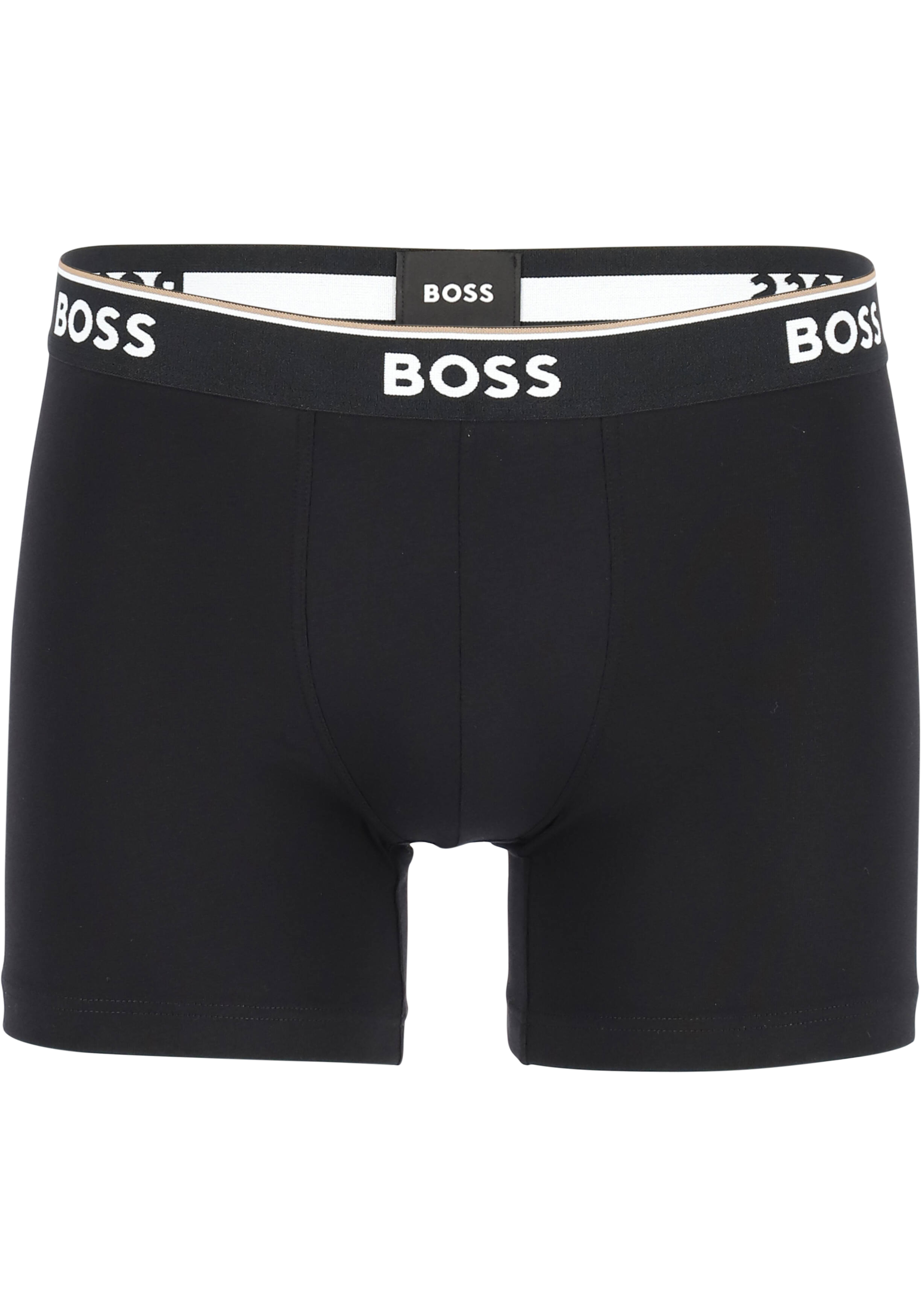 HUGO BOSS Power boxer briefs (3-pack), heren boxers normale lengte, grijs, grijs, zwart