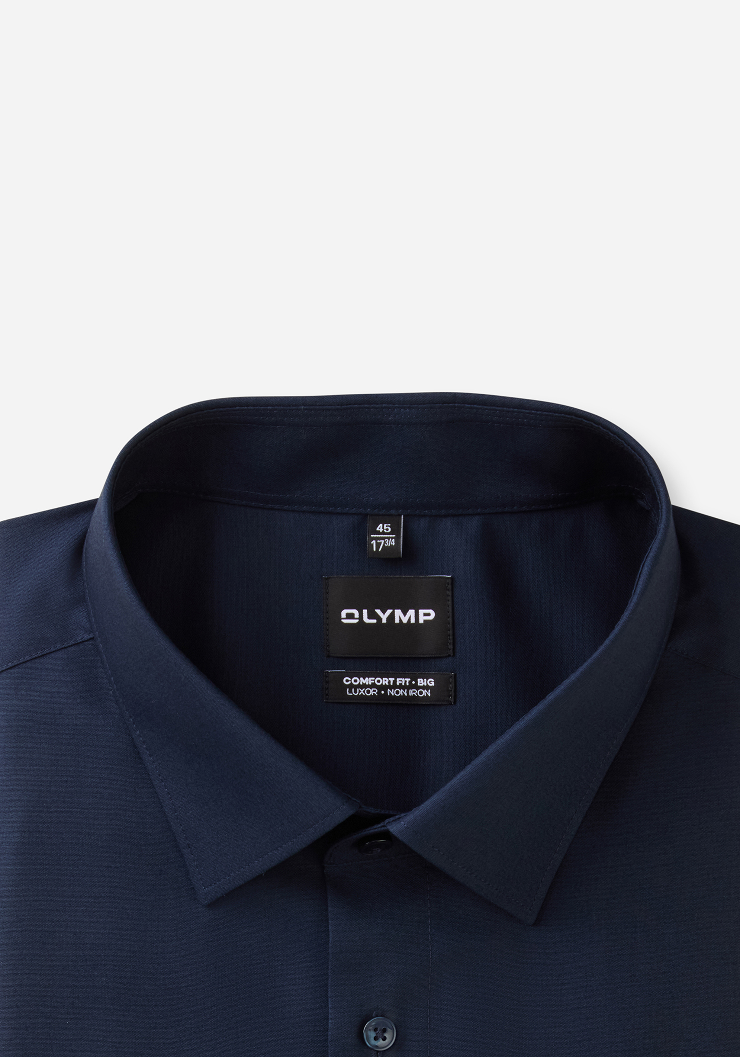 OLYMP Luxor comfort fit Big overhemd, popeline, donkerblauw