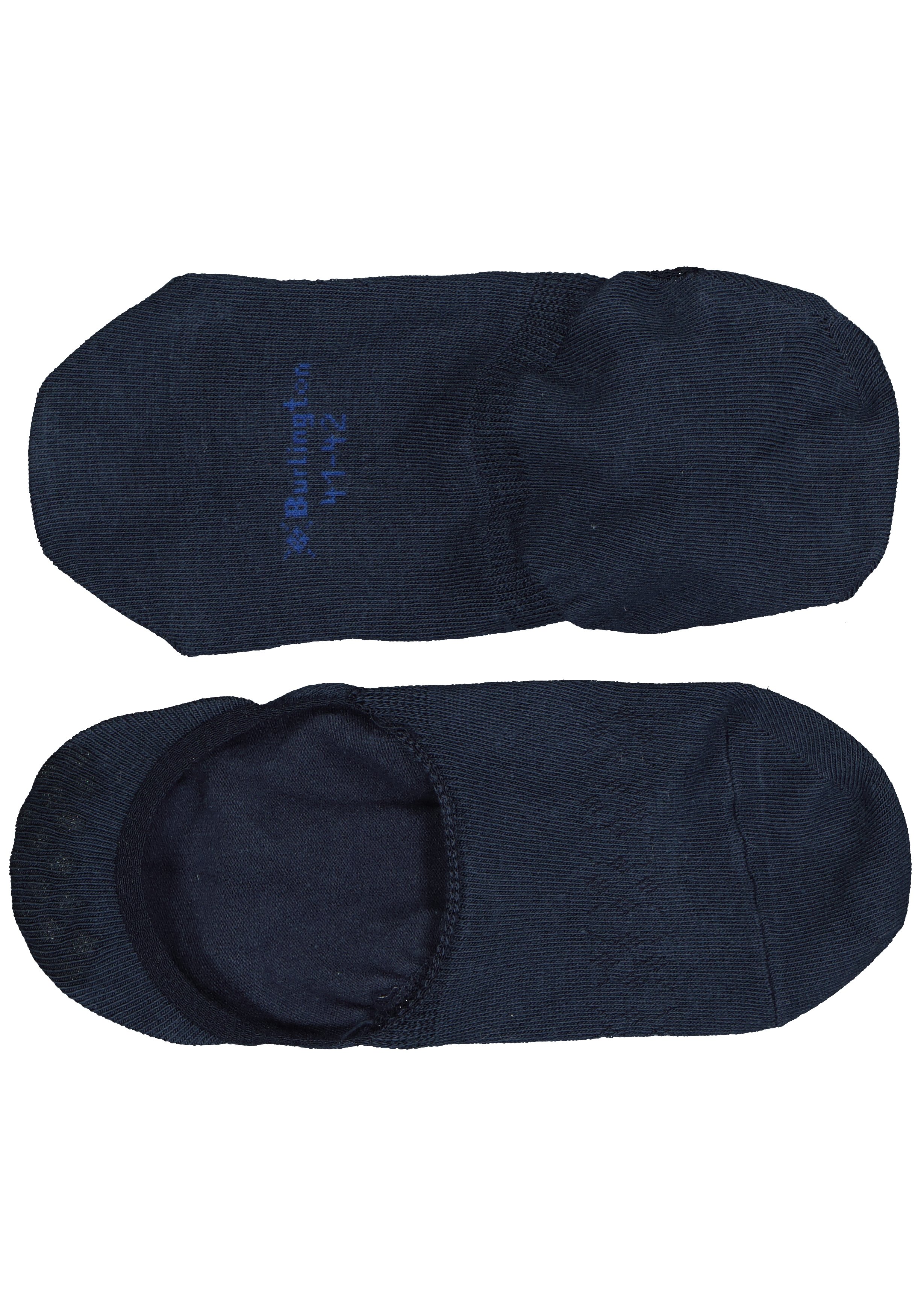 Burlington Everyday dames invisible sokken (2-pack), katoen, donkerblauw (marine)