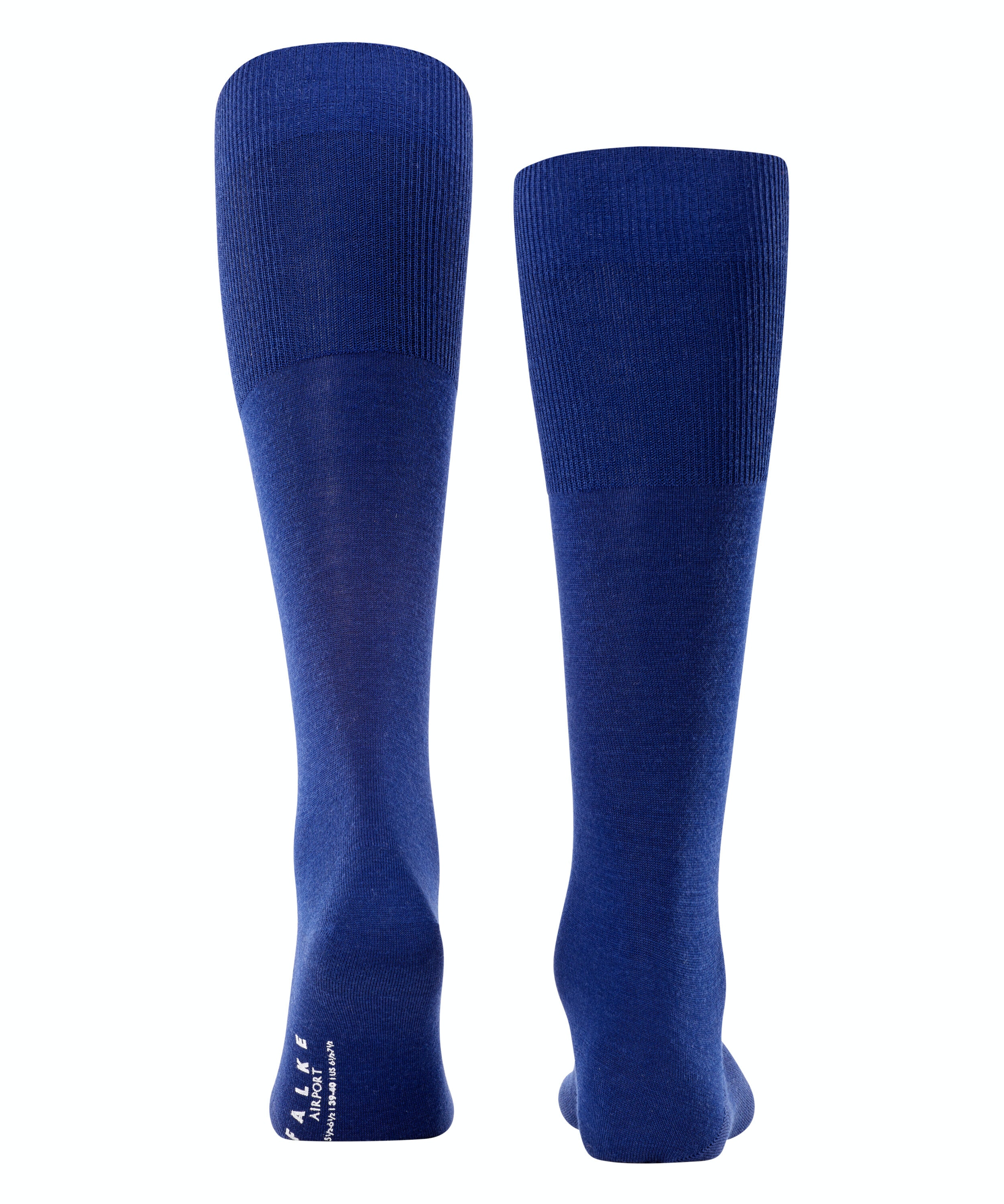 FALKE Airport heren kniekousen, blauw (royal blue)