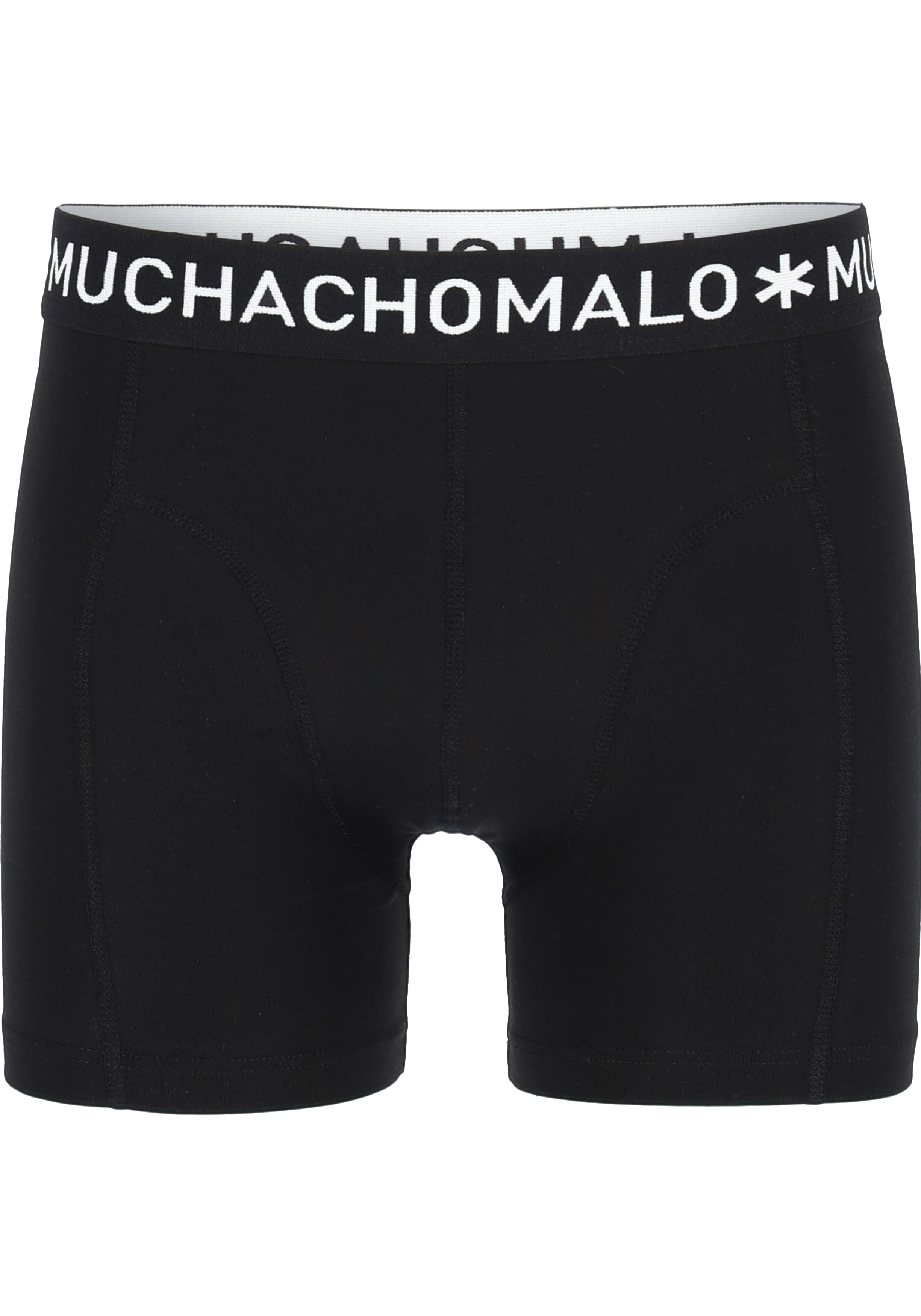 Muchachomalo boxershorts (3-pack), heren boxers normale lengte, zwart  