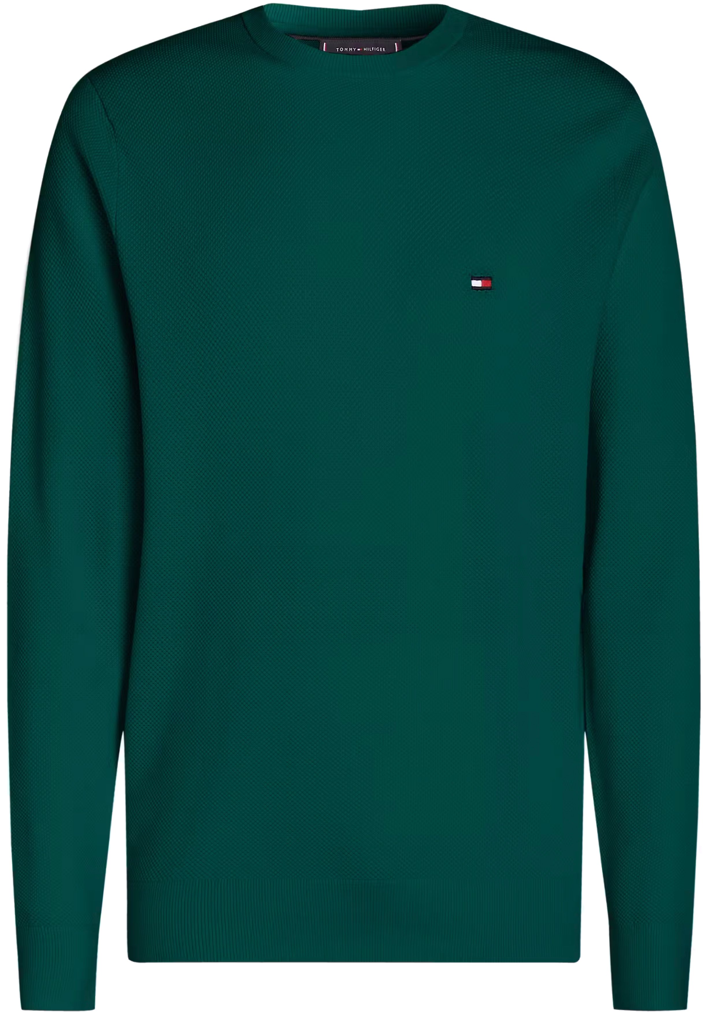 Tommy Hilfiger heren pullover katoen, groen