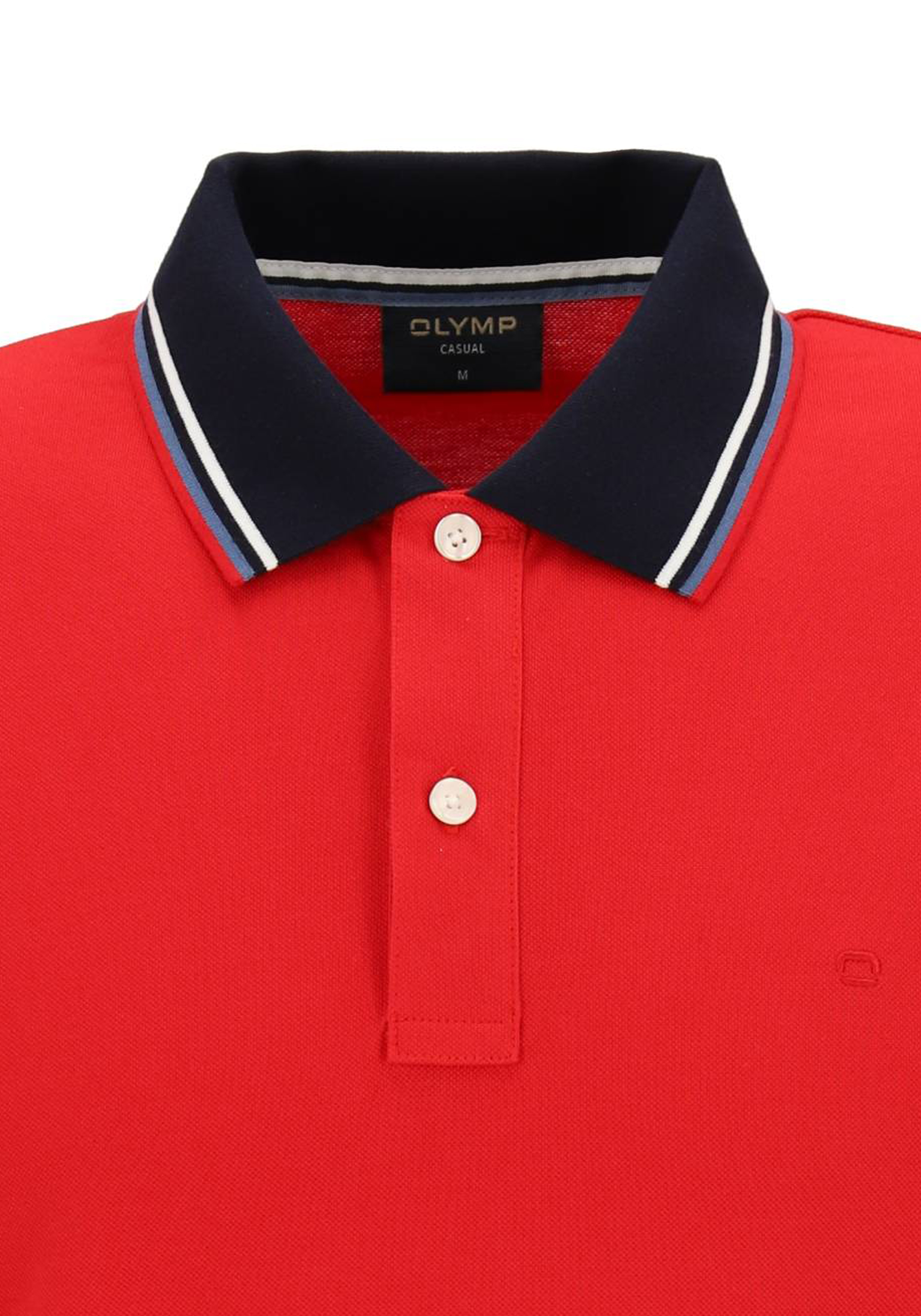 OLYMP Polo Casual, modern fit polo, rood