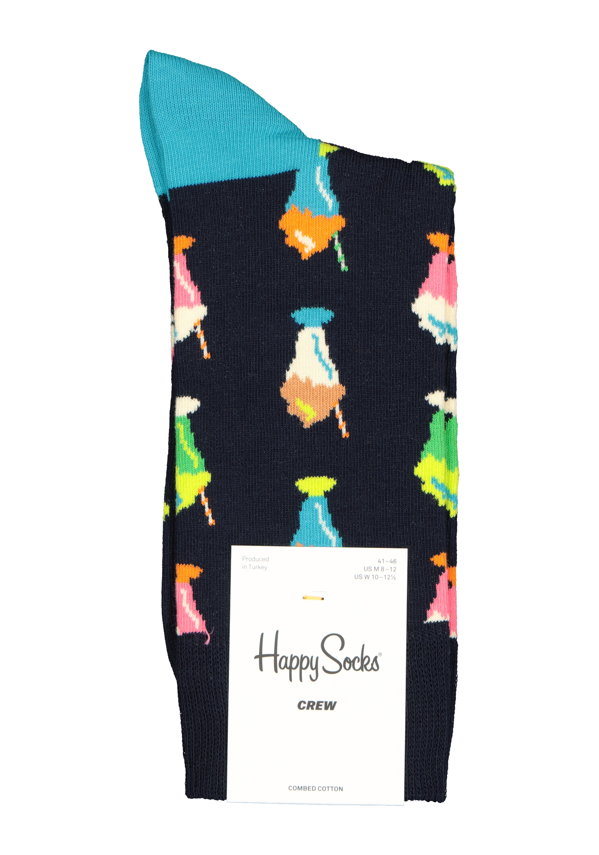 Happy Socks Milkshake Sock, smullen met blauw