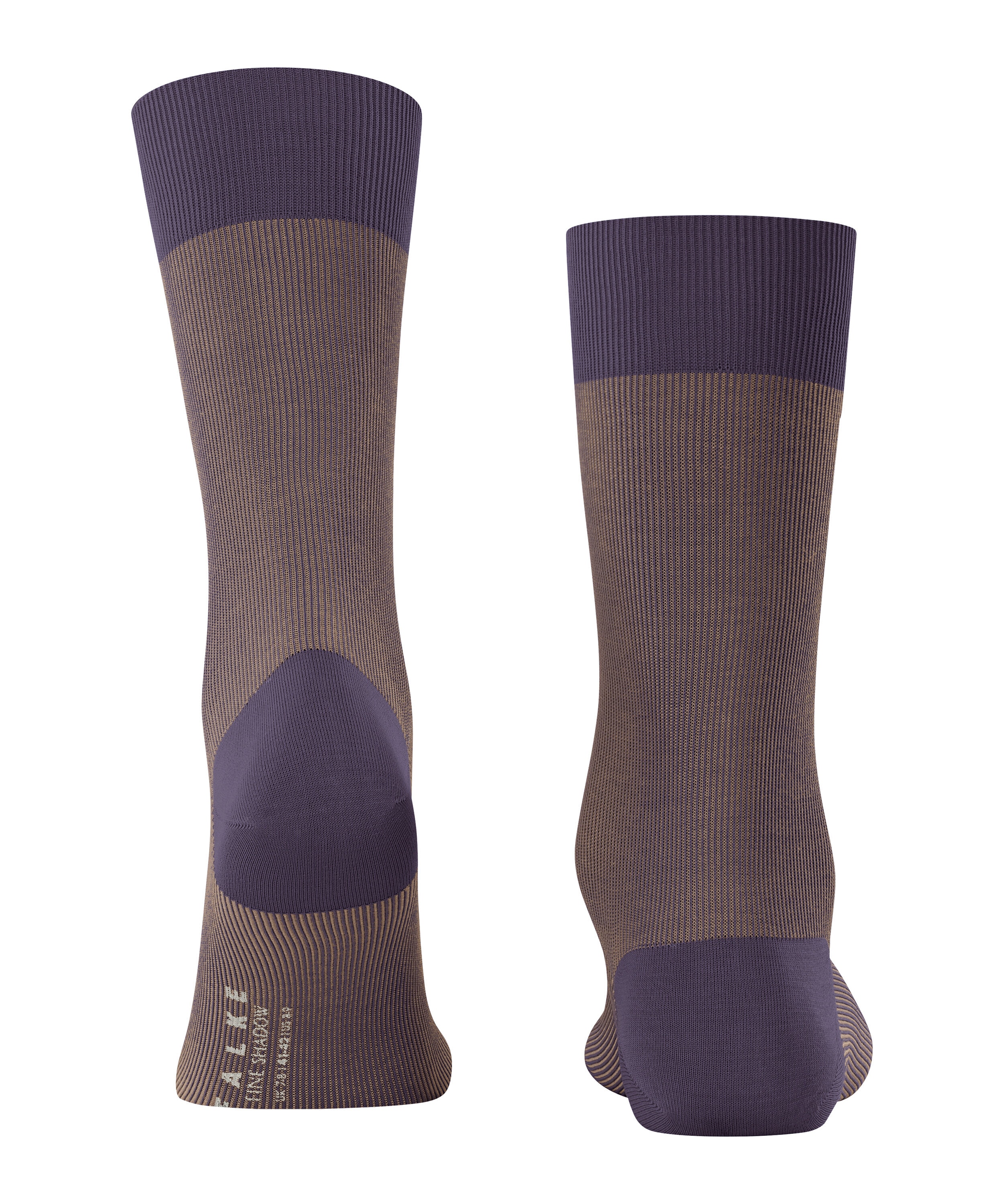 FALKE Fine Shadow herensokken, paars (amethyst)