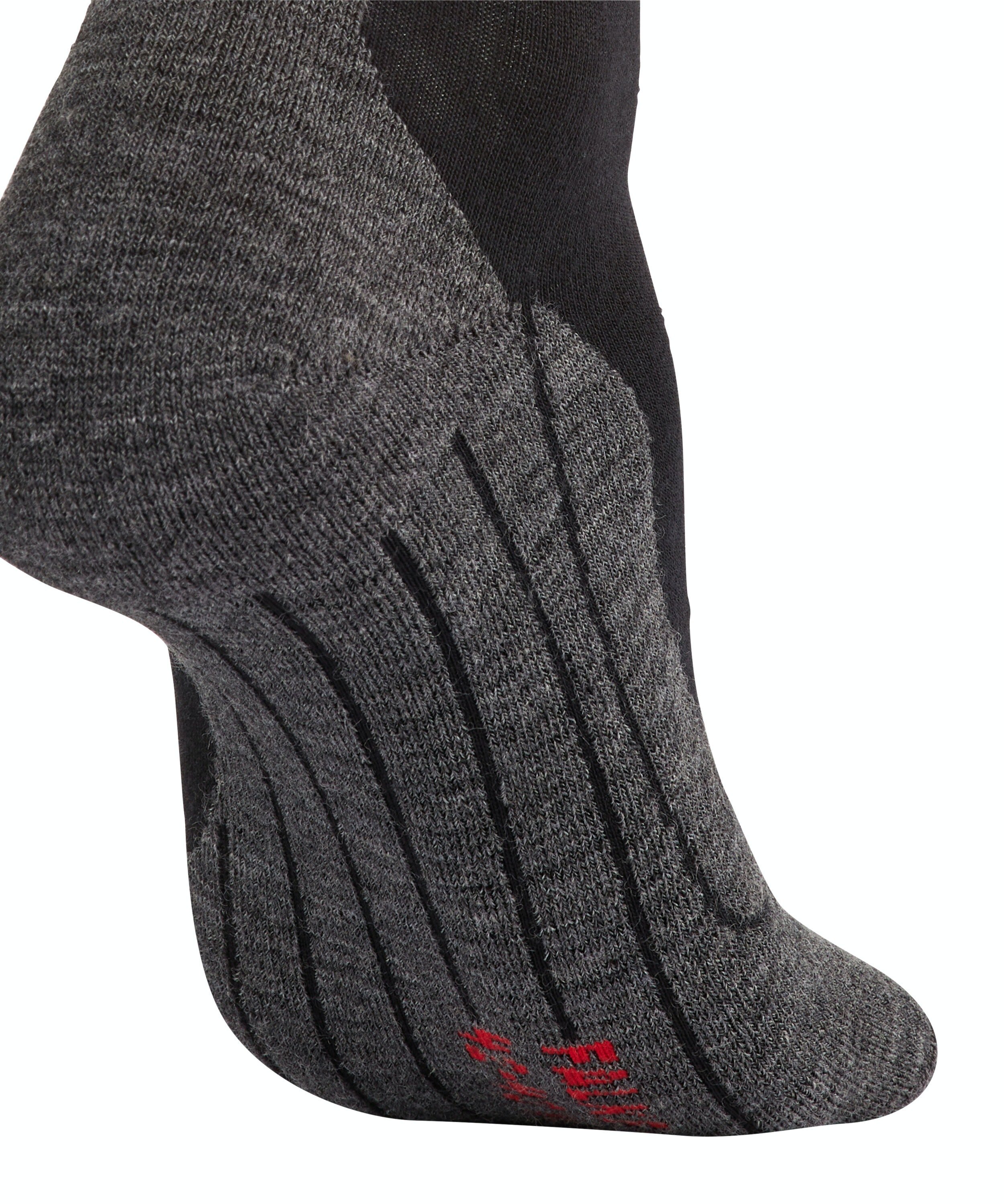 FALKE TK5 Wander Wool damessokken kort, zwart (black-mix)