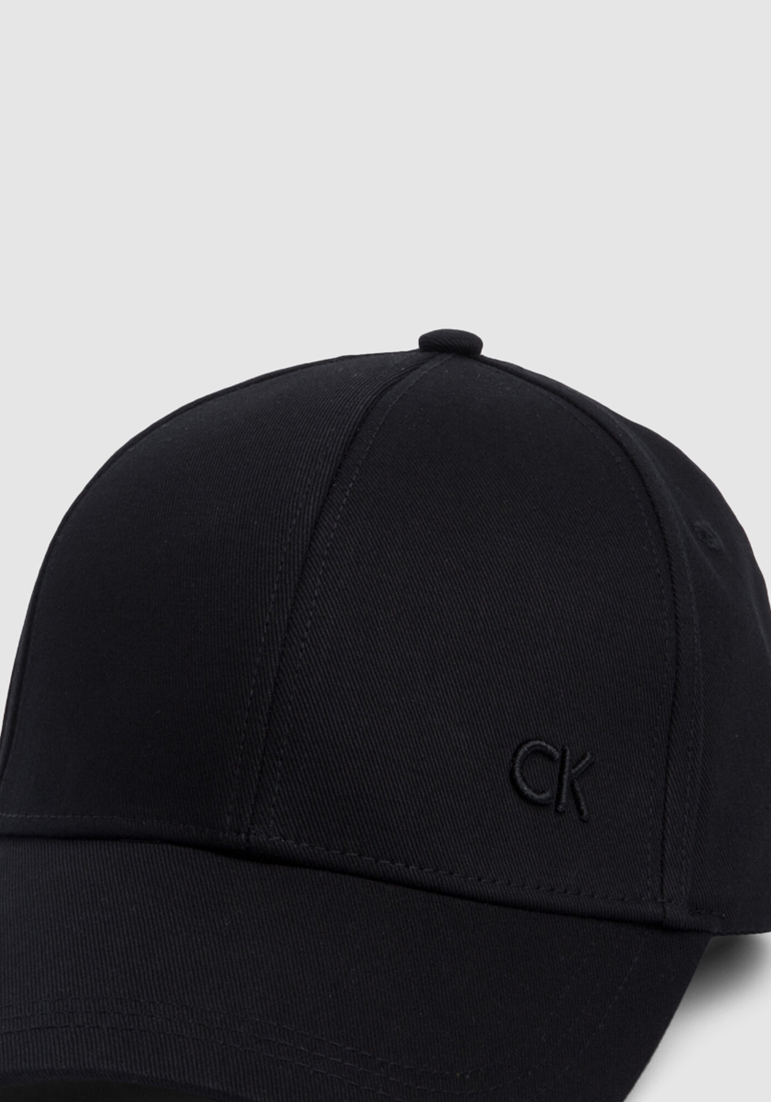 Calvin Klein pet met logo, zwart