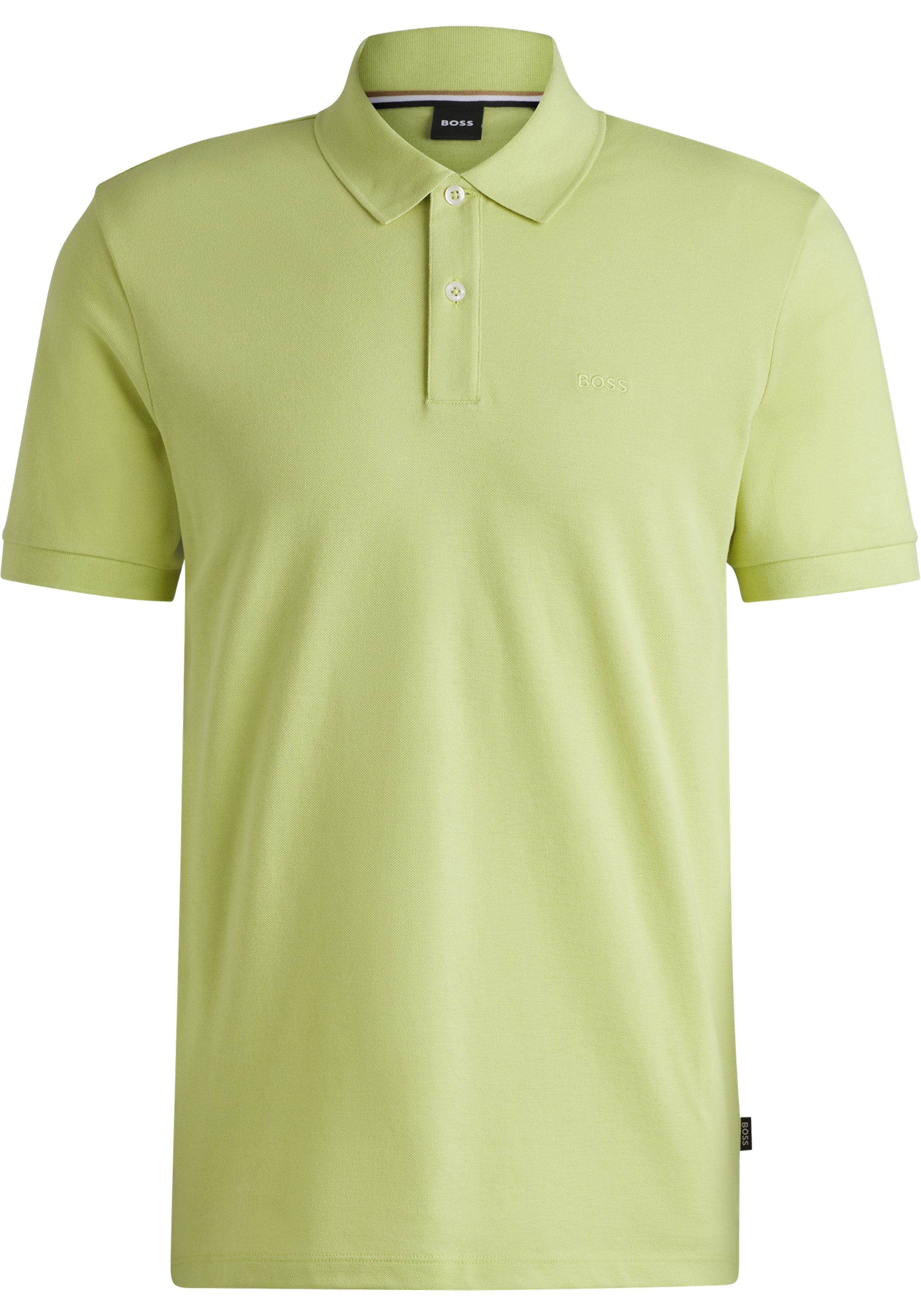 BOSS Pallas regular fit polo, pique, lichtgroen