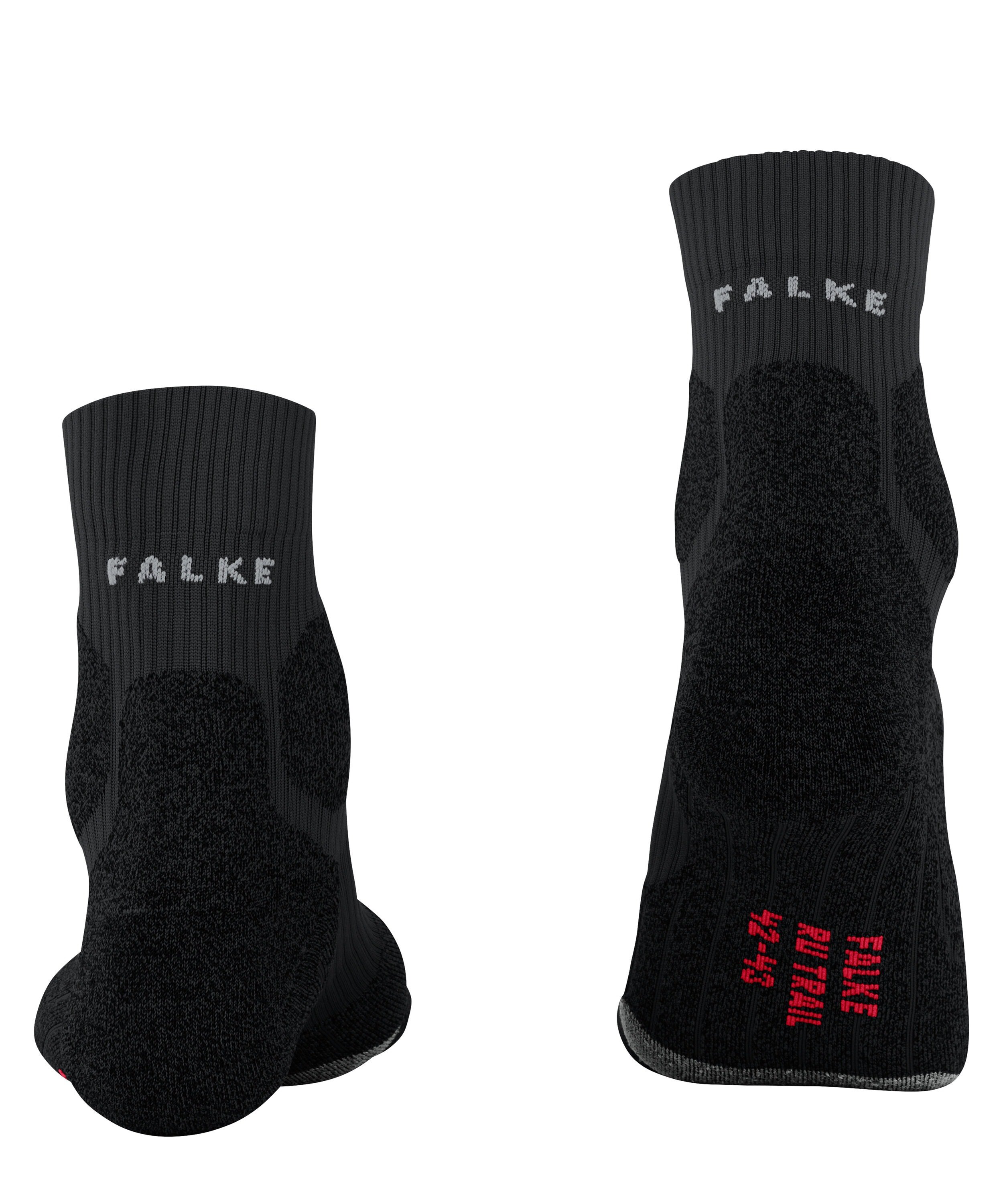 FALKE RU Trail Grip Women dames running sokken, zwart (black)