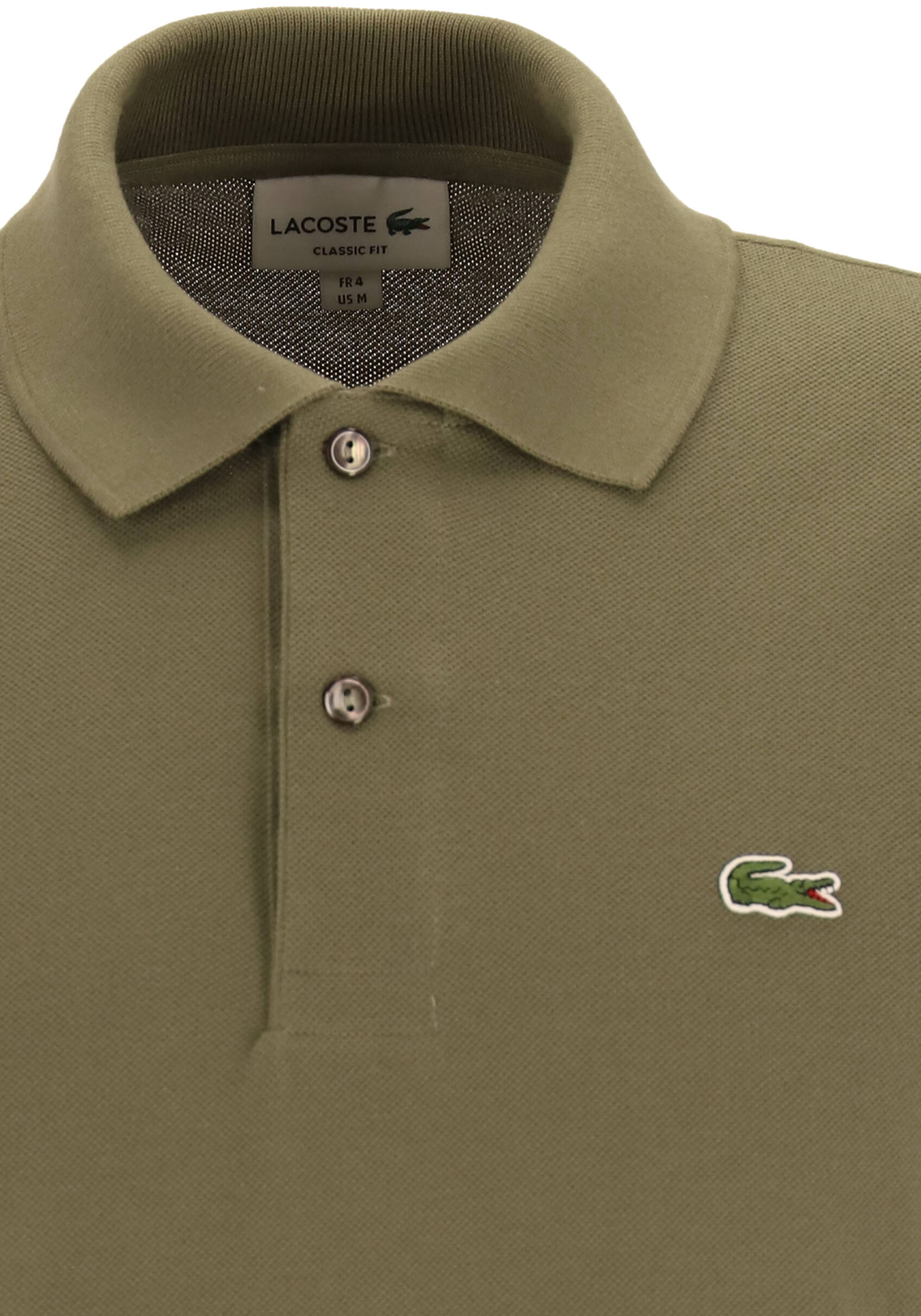 Lacoste Classic Fit polo, tank groen