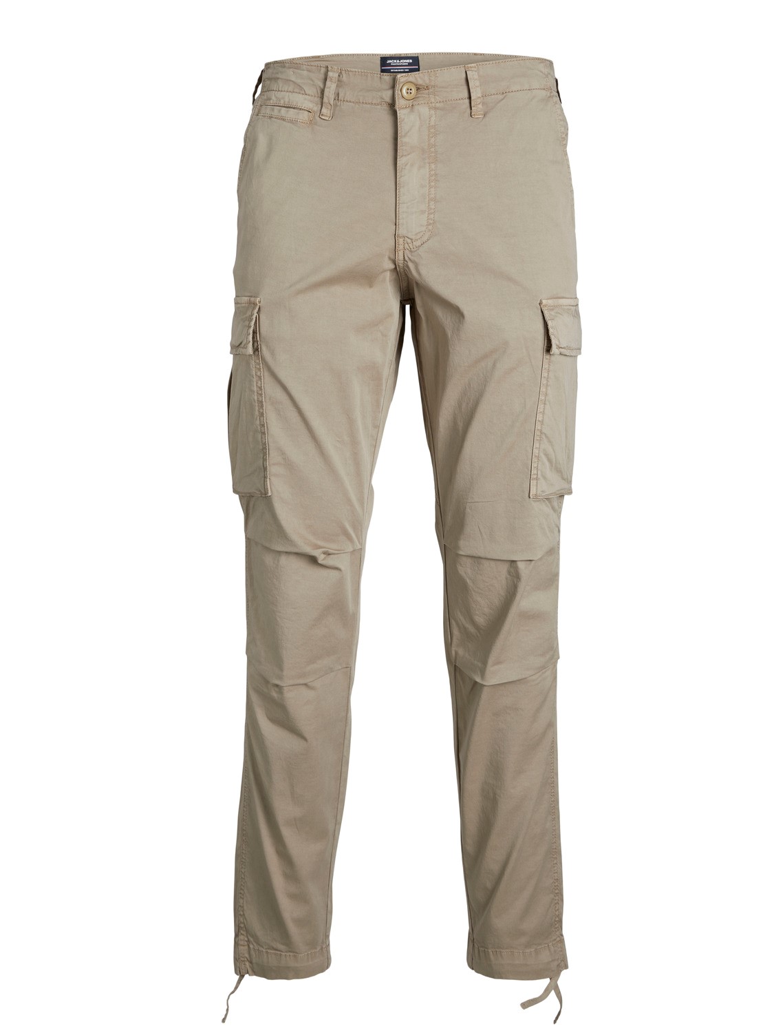 JACK & JONES Ace Tucker Cargoa loose fit, heren cargo broek, beige