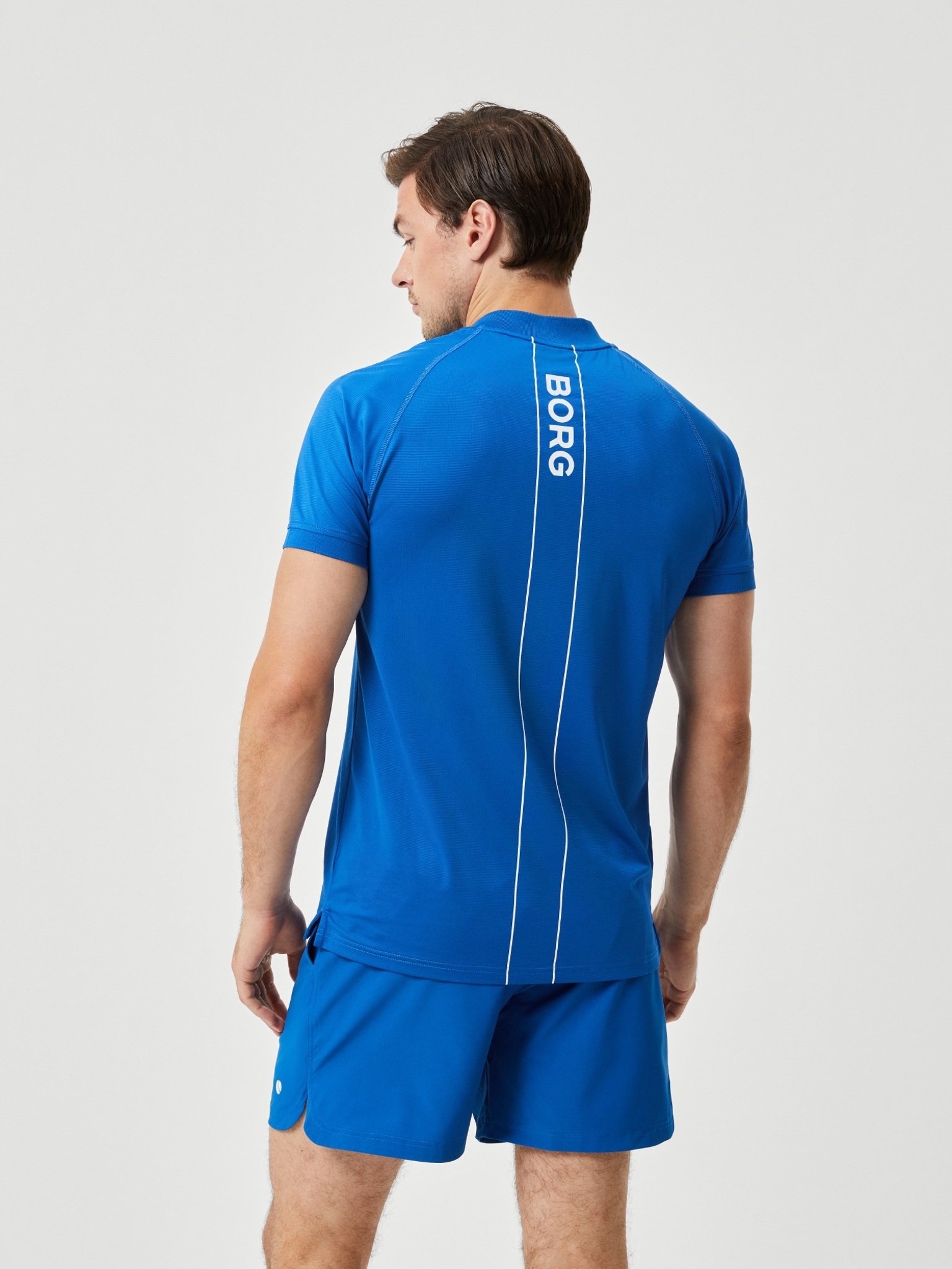 Bjorn Borg Ace Performance Zip Polo, blauw