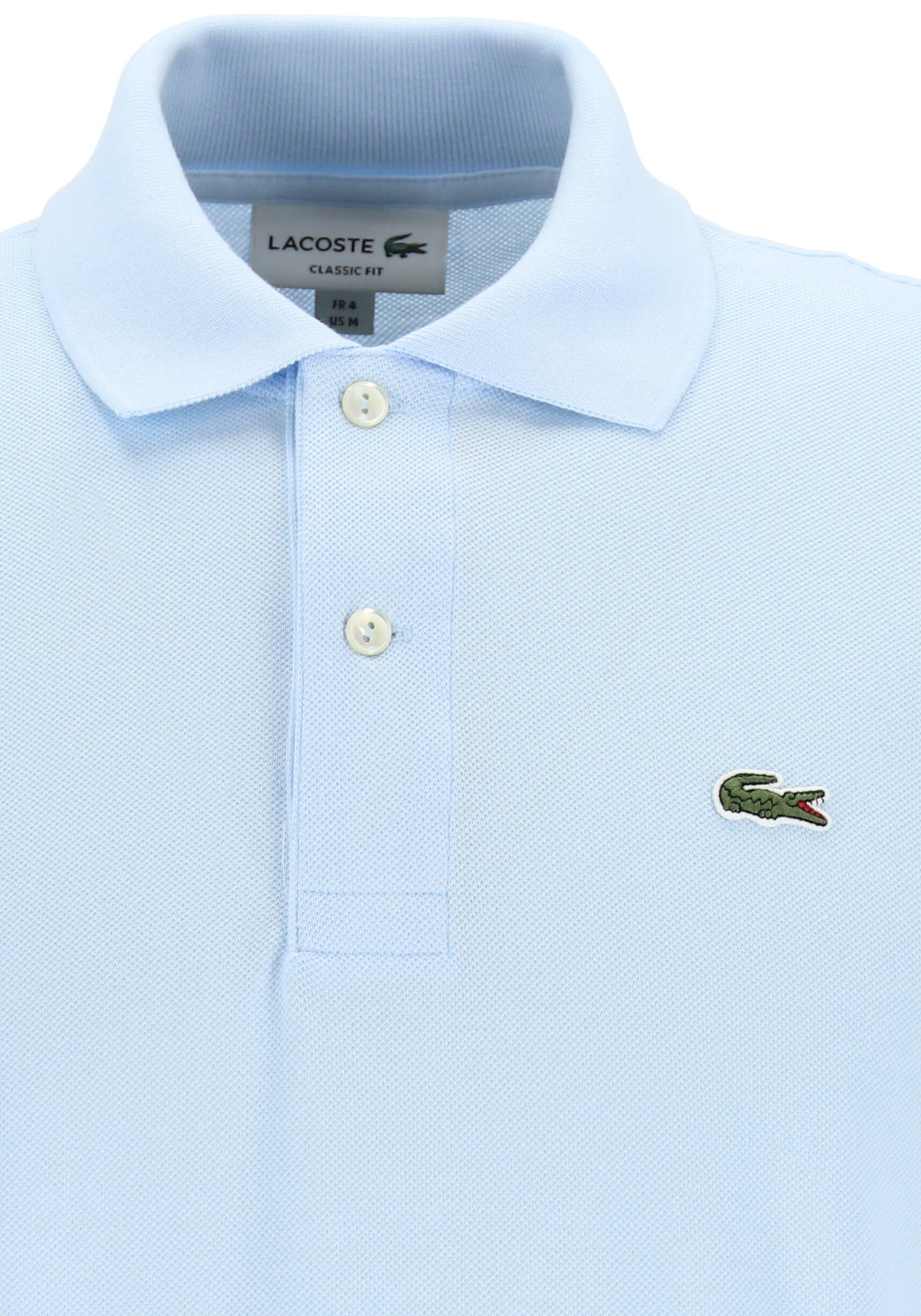 Lacoste Classic Fit polo, beekjes blauw