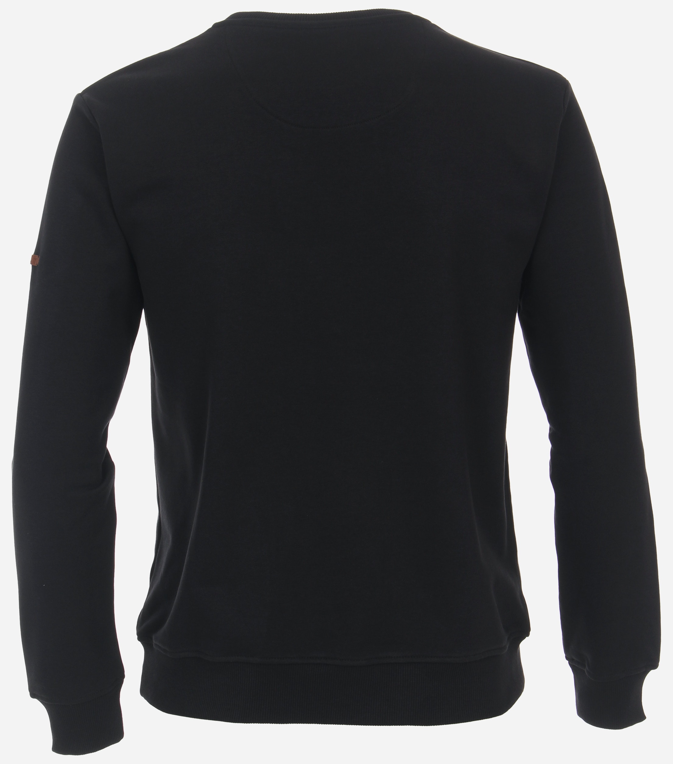 Redmond heren sweatshirt katoenmengsel, O-hals, grijs (middeldik)