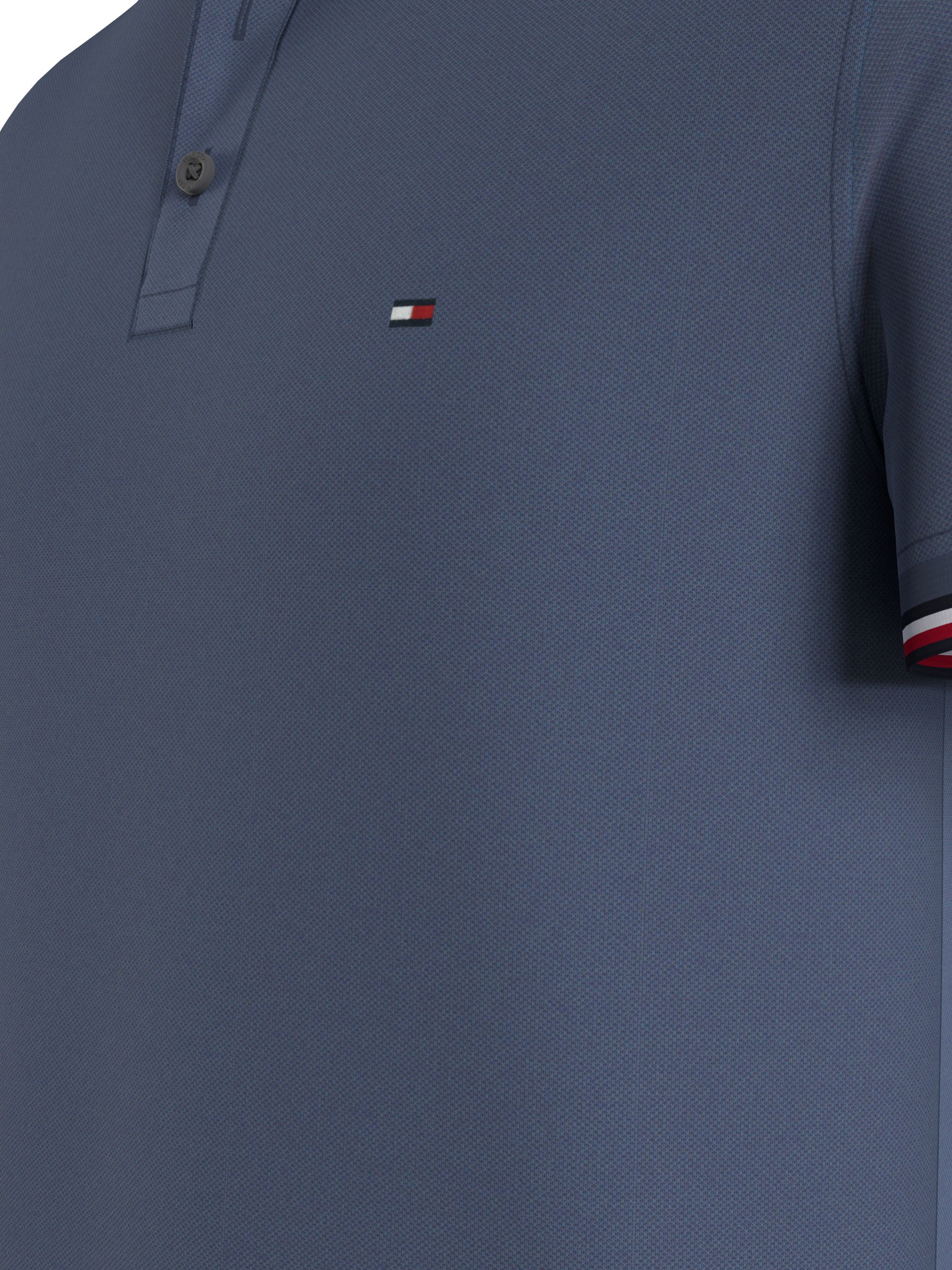 Tommy Hilfiger 1985 Rwb Tipped Slim Polo, heren poloshirt, jeansblauw