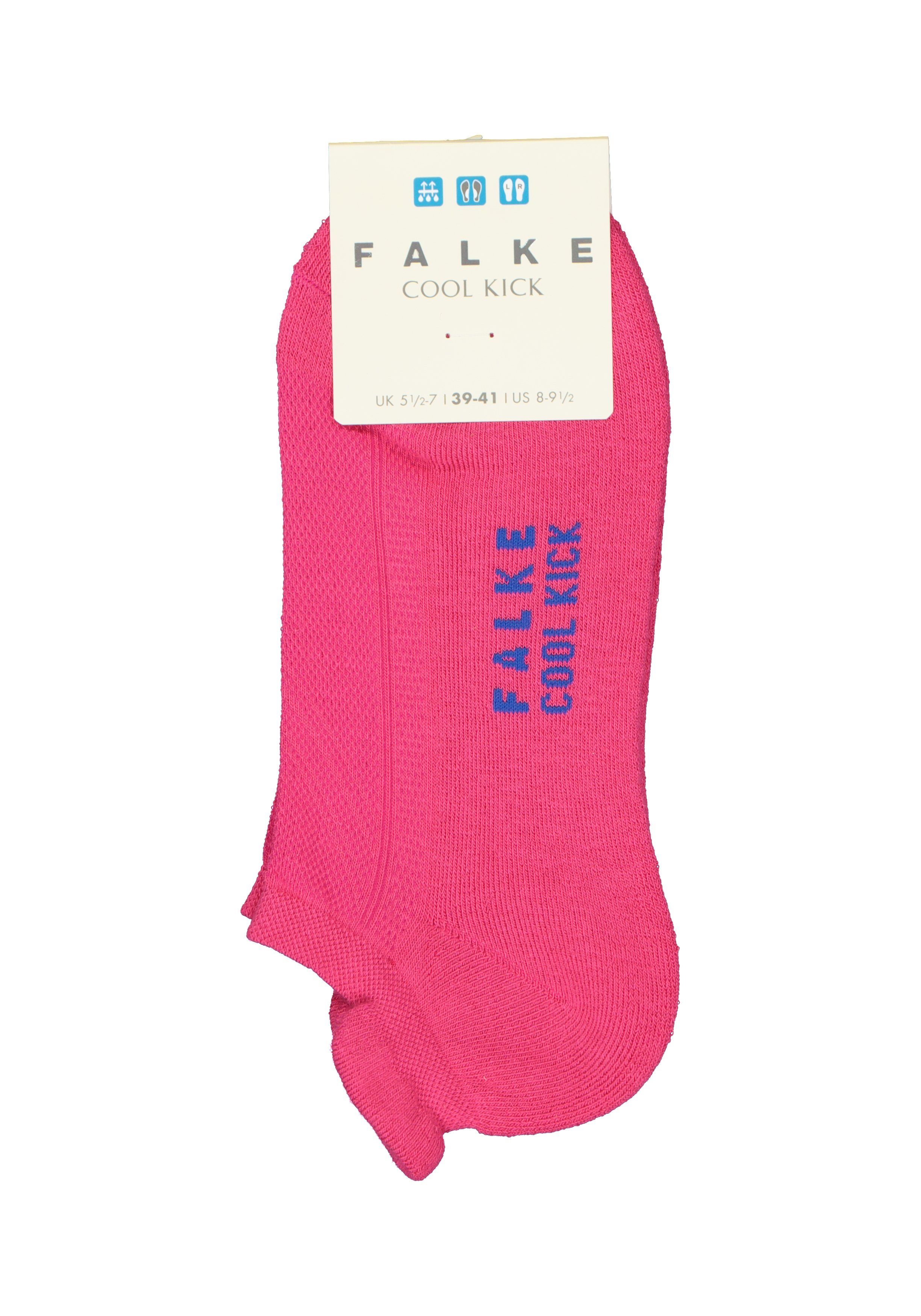 FALKE Cool Kick dames enkelsokken, fuchsia roze (gloss)