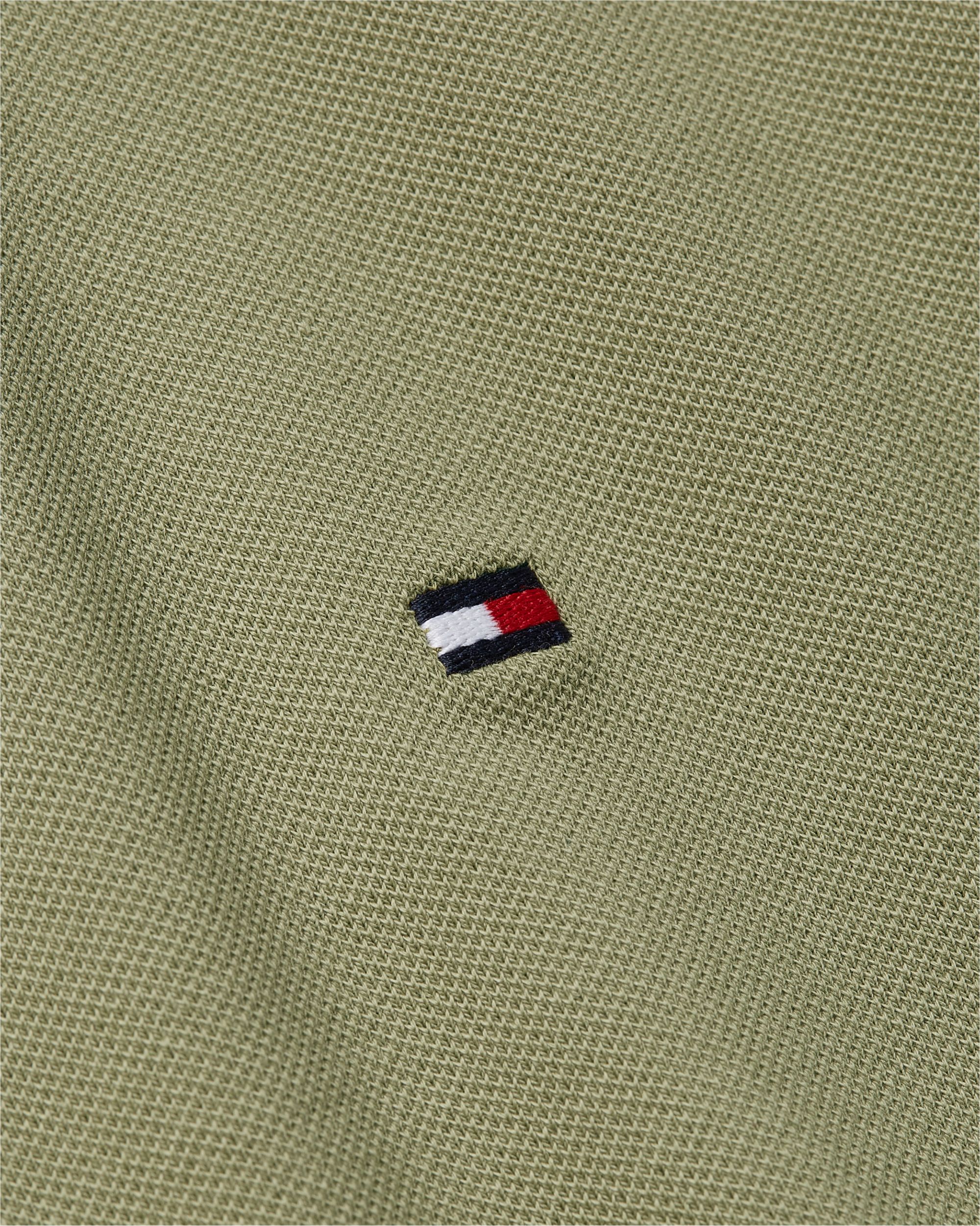 Tommy Hilfiger 1985 Slim Polo, heren poloshirt, licht olijfgroen