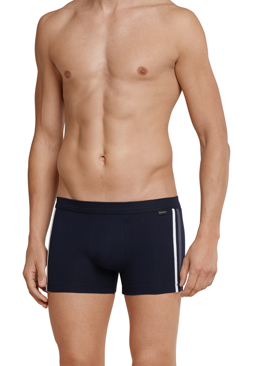 SCHIESSER Dark Sapphire boxer (1-pack), heren short donkerblauw