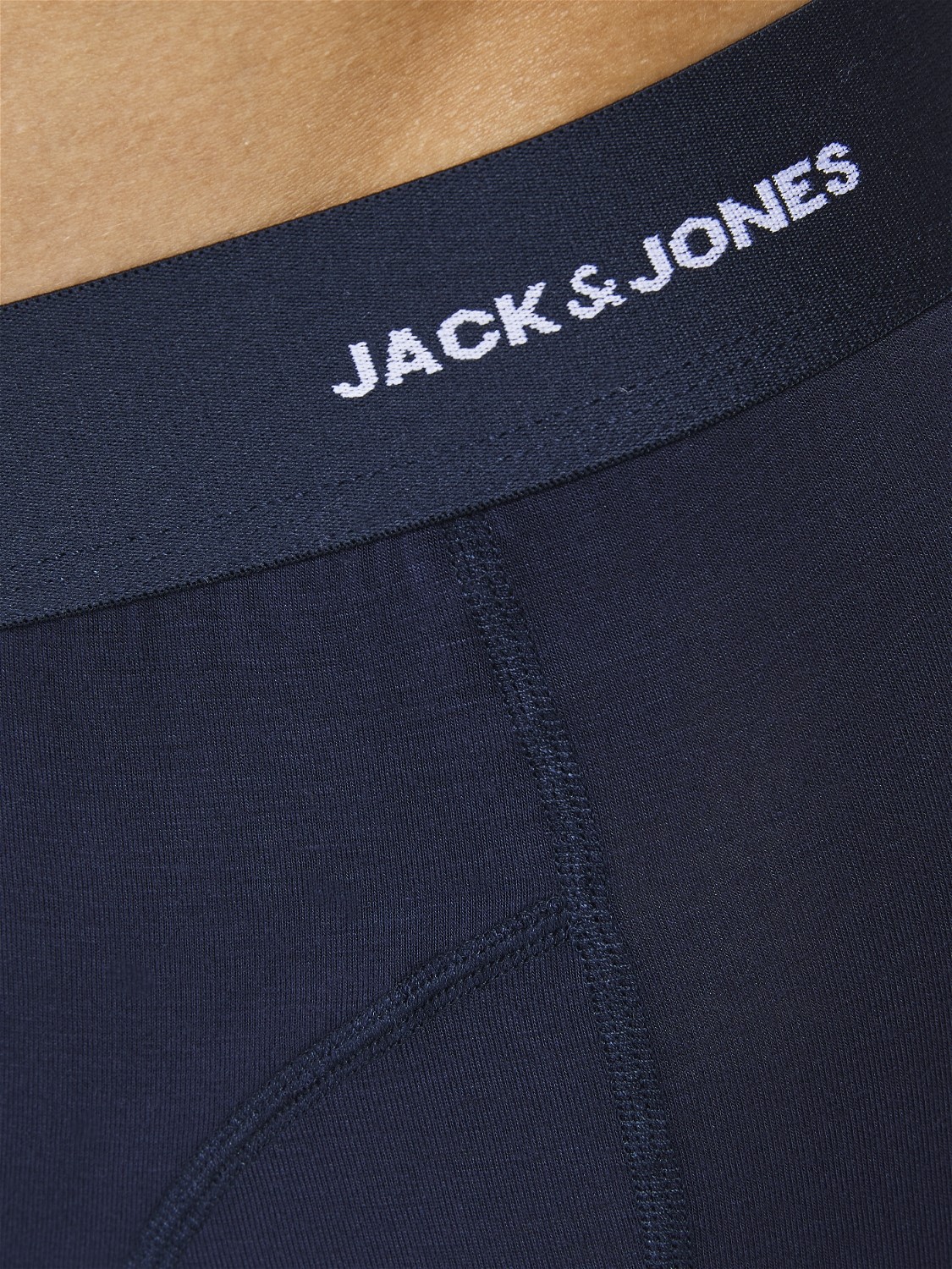 JACK & JONES Jacbasic bamboo trunks (3-pack), heren boxers normale lengte, blauw, zwart en donkerrood