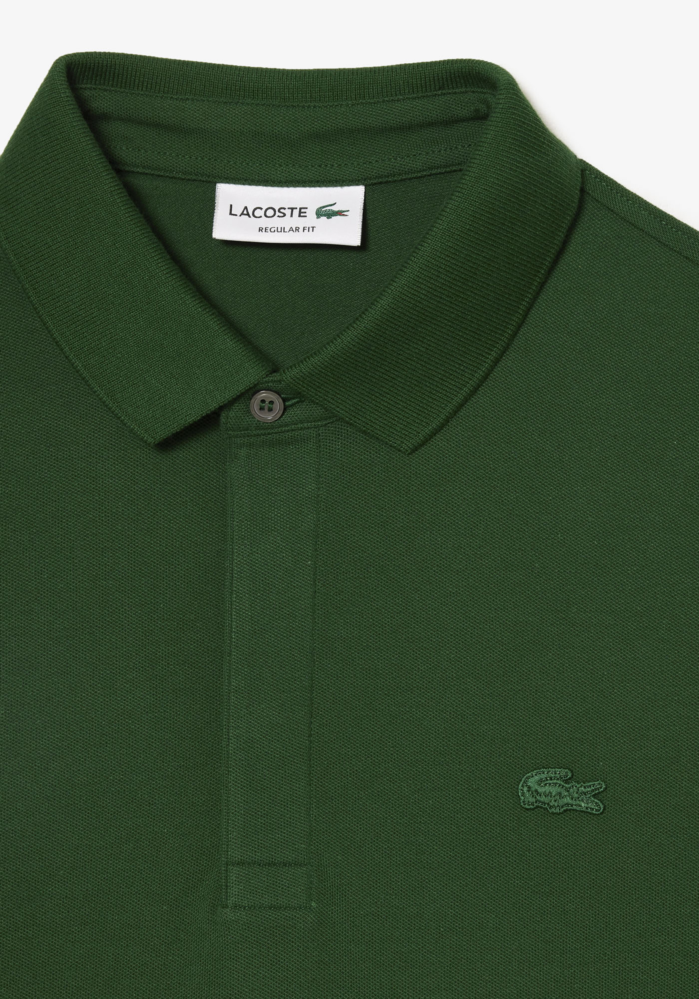 Lacoste Paris Stretch Pique Polo Regular Fit, groen