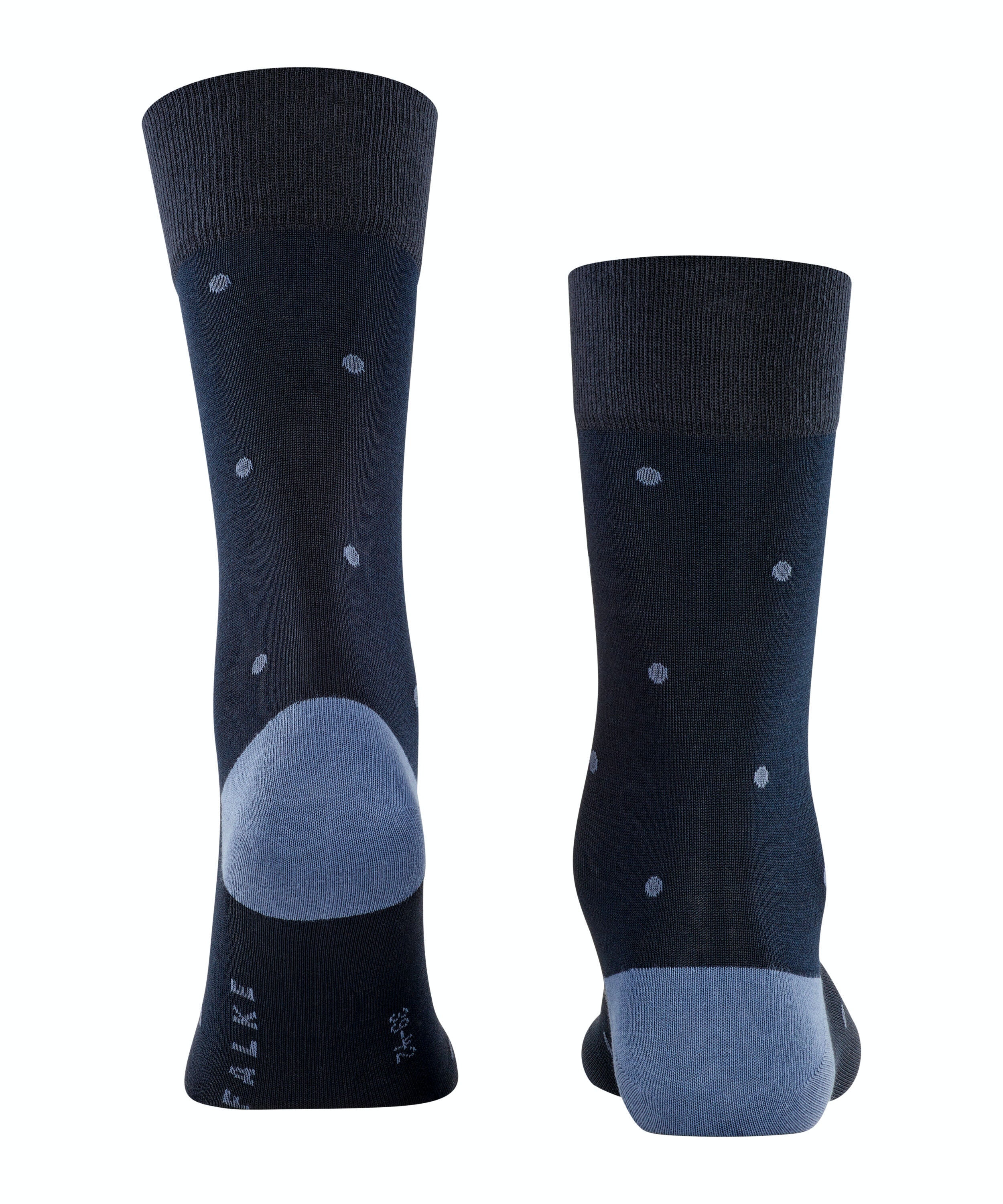 FALKE Dot herensokken, donkerblauw (dark navy)