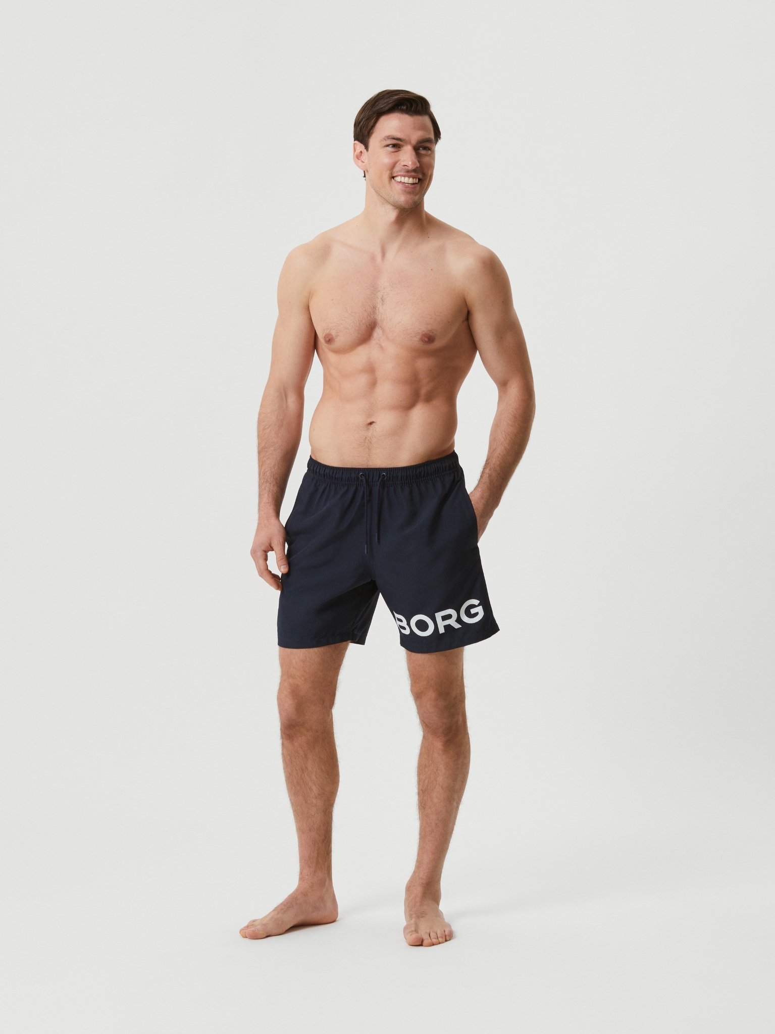 Bjorn Borg Swim Shorts, heren zwembroek, blauw