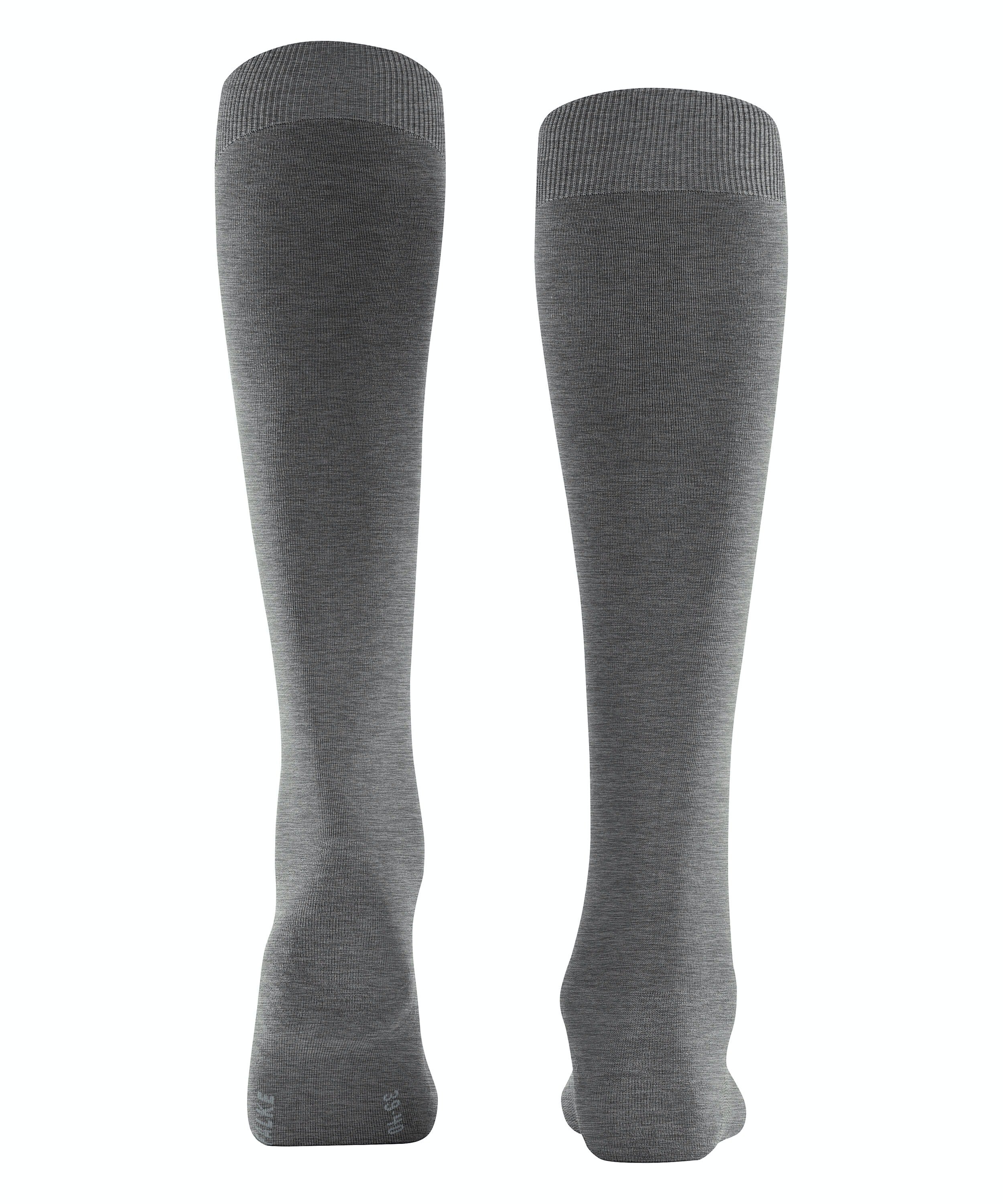 FALKE ClimaWool dames kniekousen, grijs (light greymel.)