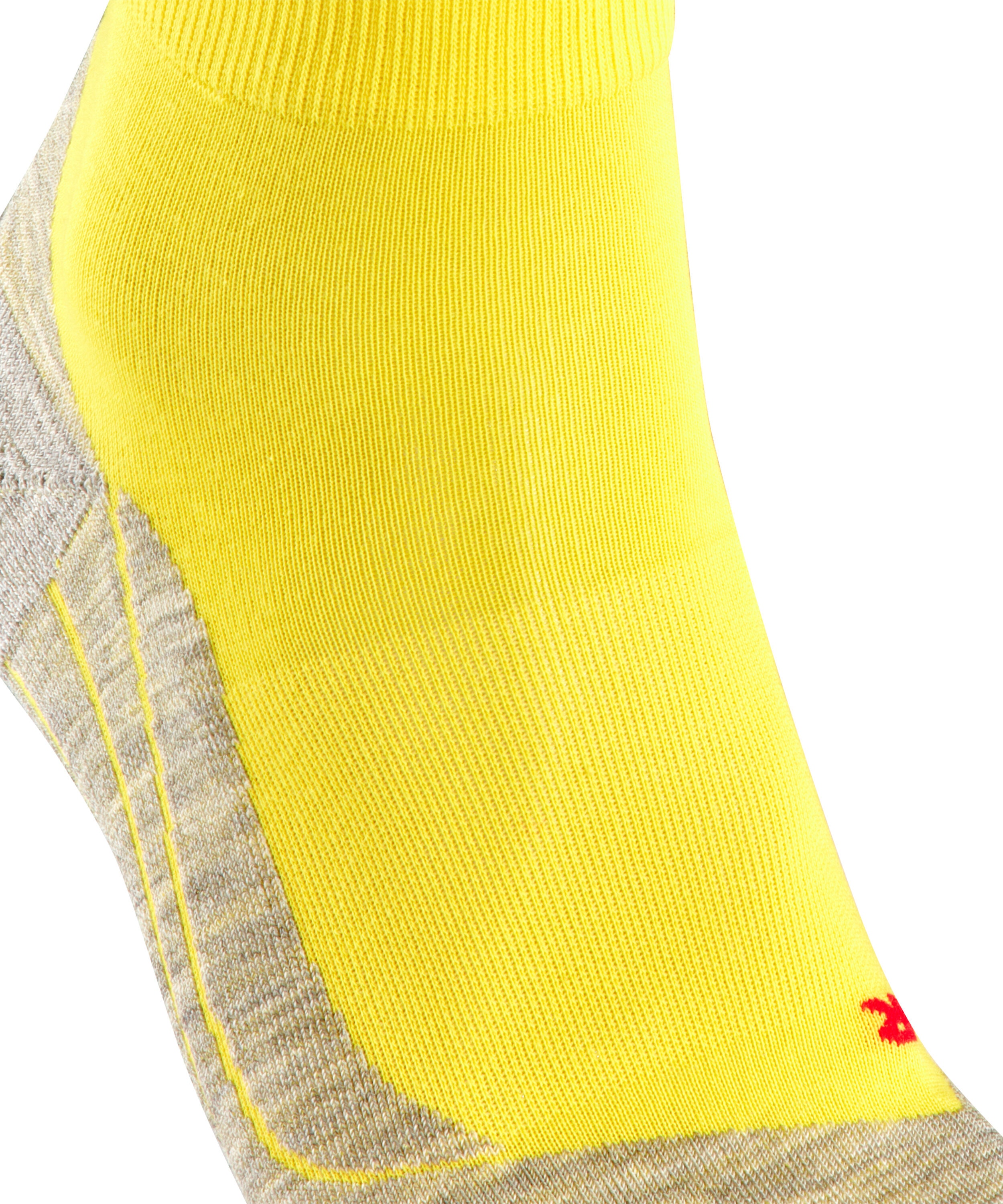 FALKE RU4 Endurance Short heren running sokken kort, geel (sulfur)