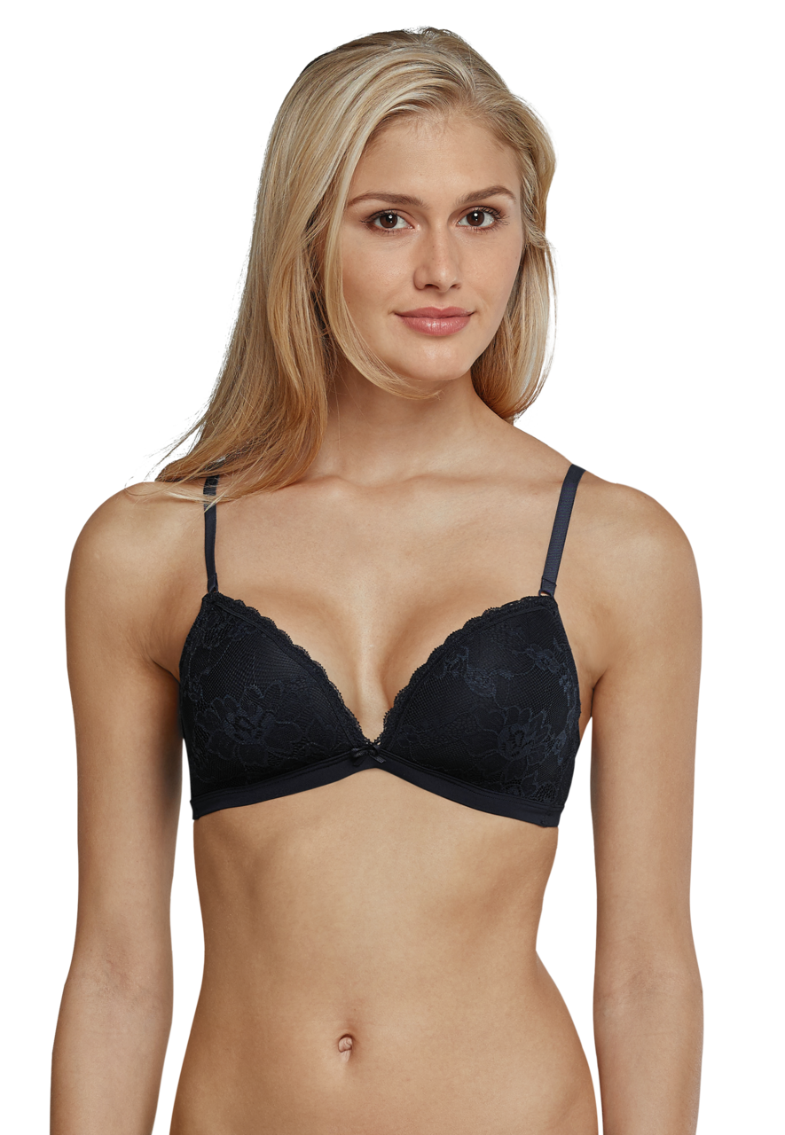 SCHIESSER Pure Lace bh (1-pack), dames softbra nachtblauw