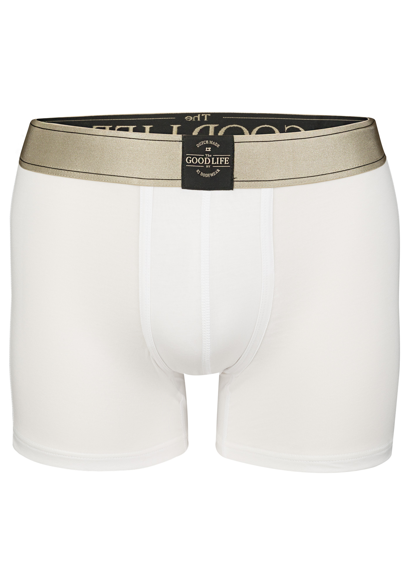 RJ Bodywear The Good Life boxers 2 pack heren boxershort lang wit