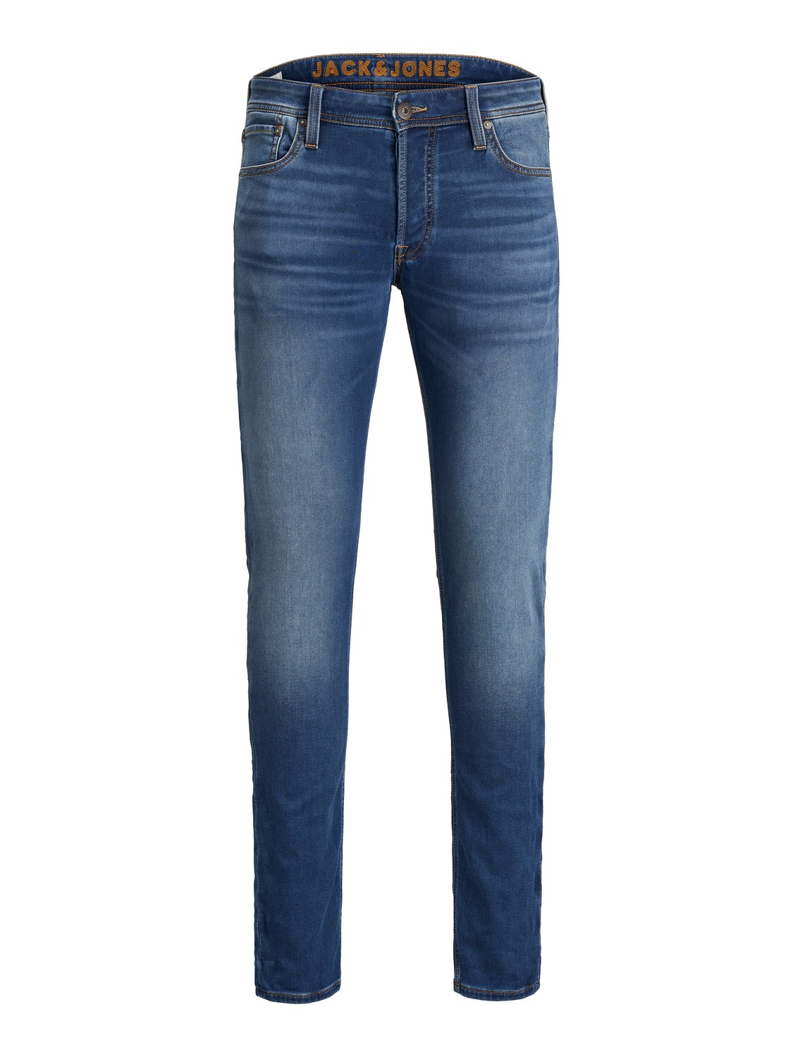 JACK & JONES Glenn Icon loose fit, heren jeans, denimblauw