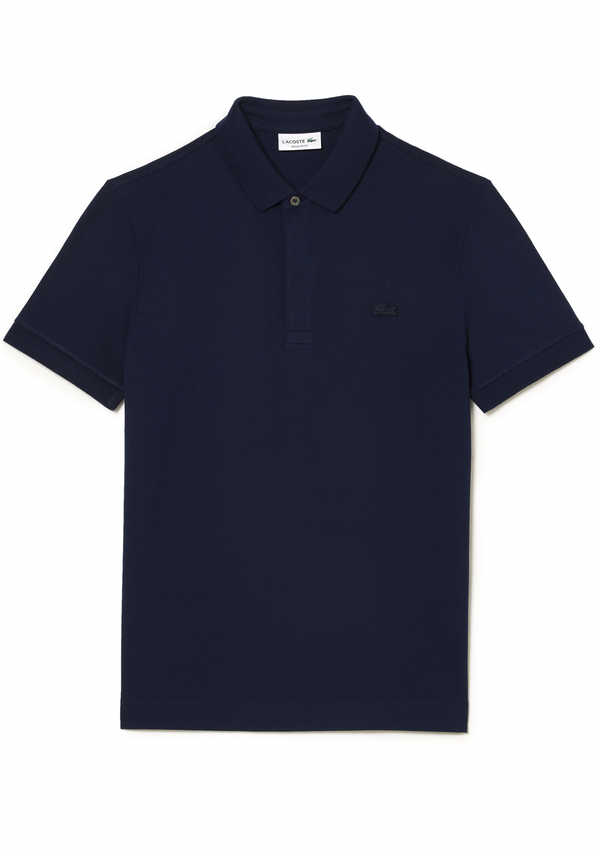 Lacoste Paris Stretch Pique Polo Regular Fit, navy blauw