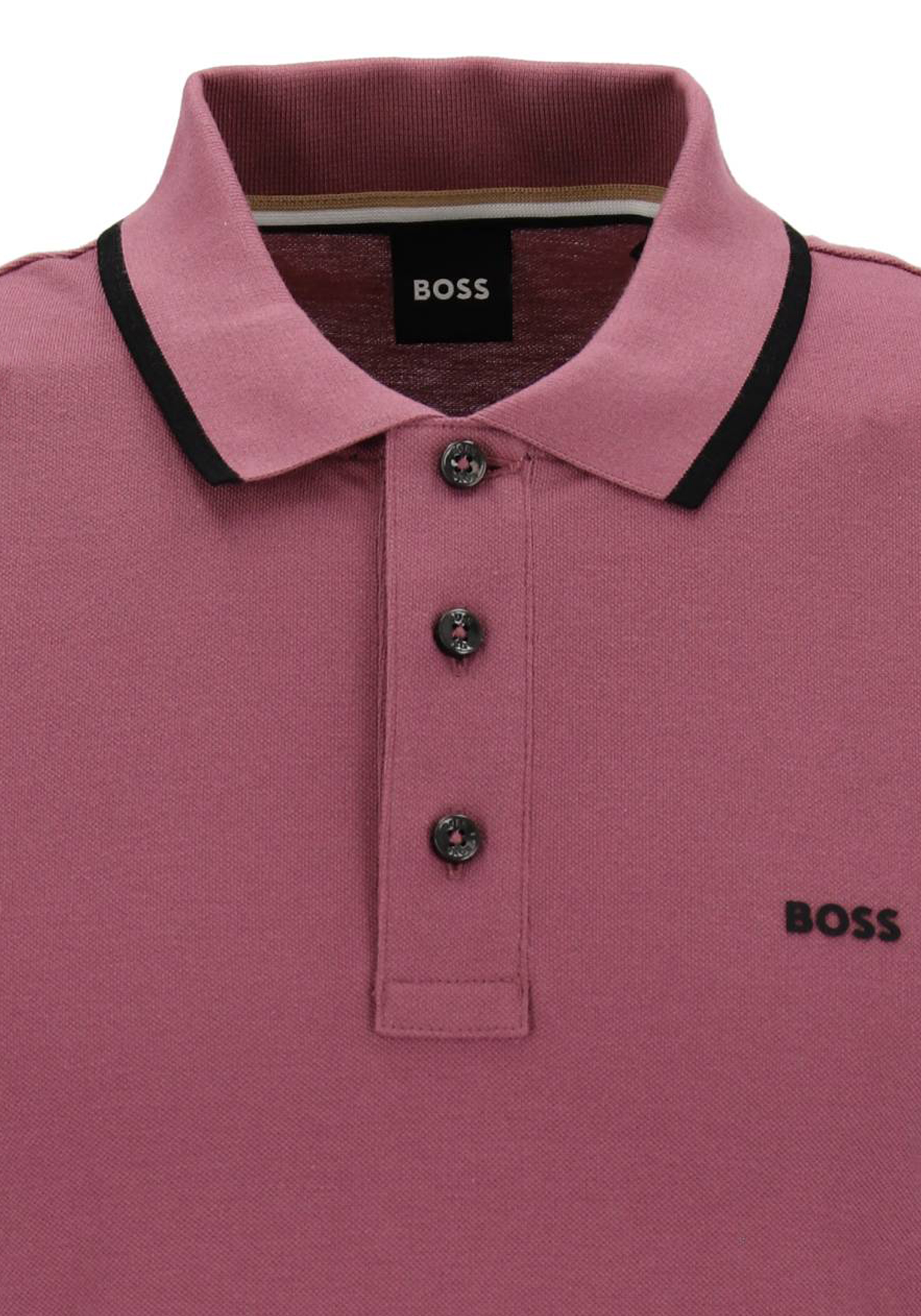 BOSS Parlay regular fit polo, pique, paars