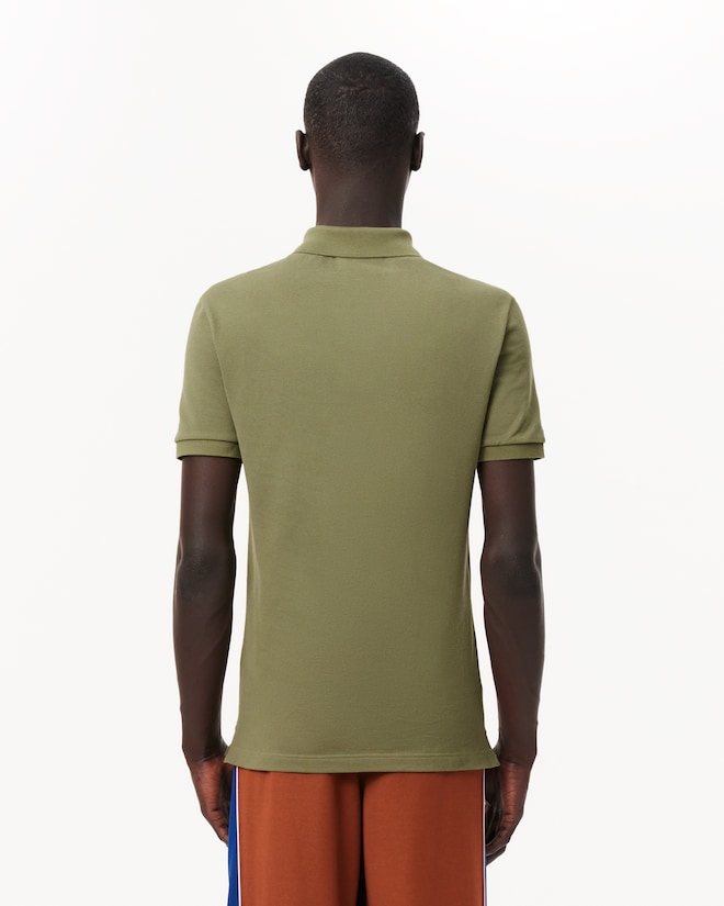 Lacoste Slim Fit polo, kaki groen