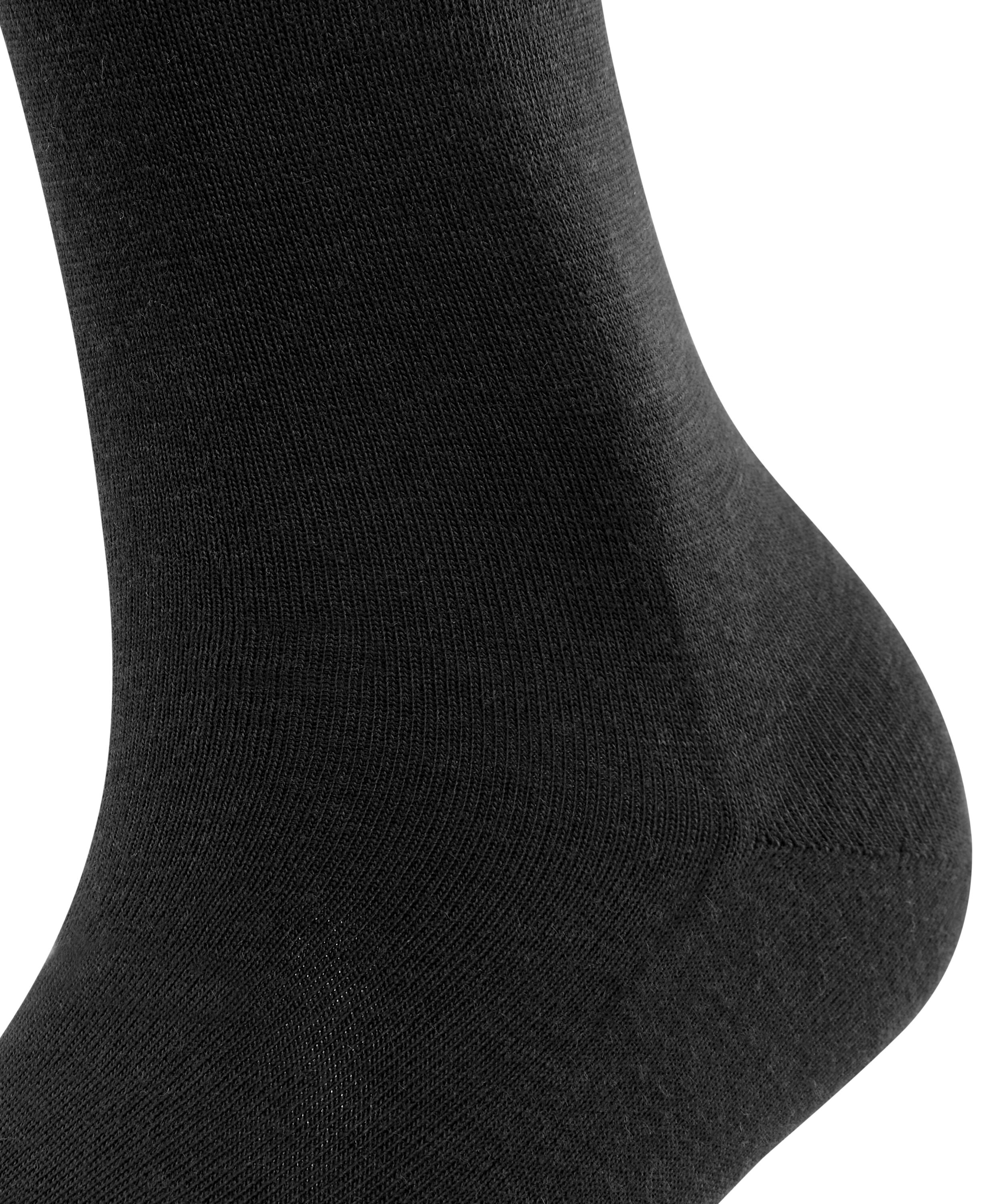 FALKE Softmerino dames kniekousen, zwart (black)