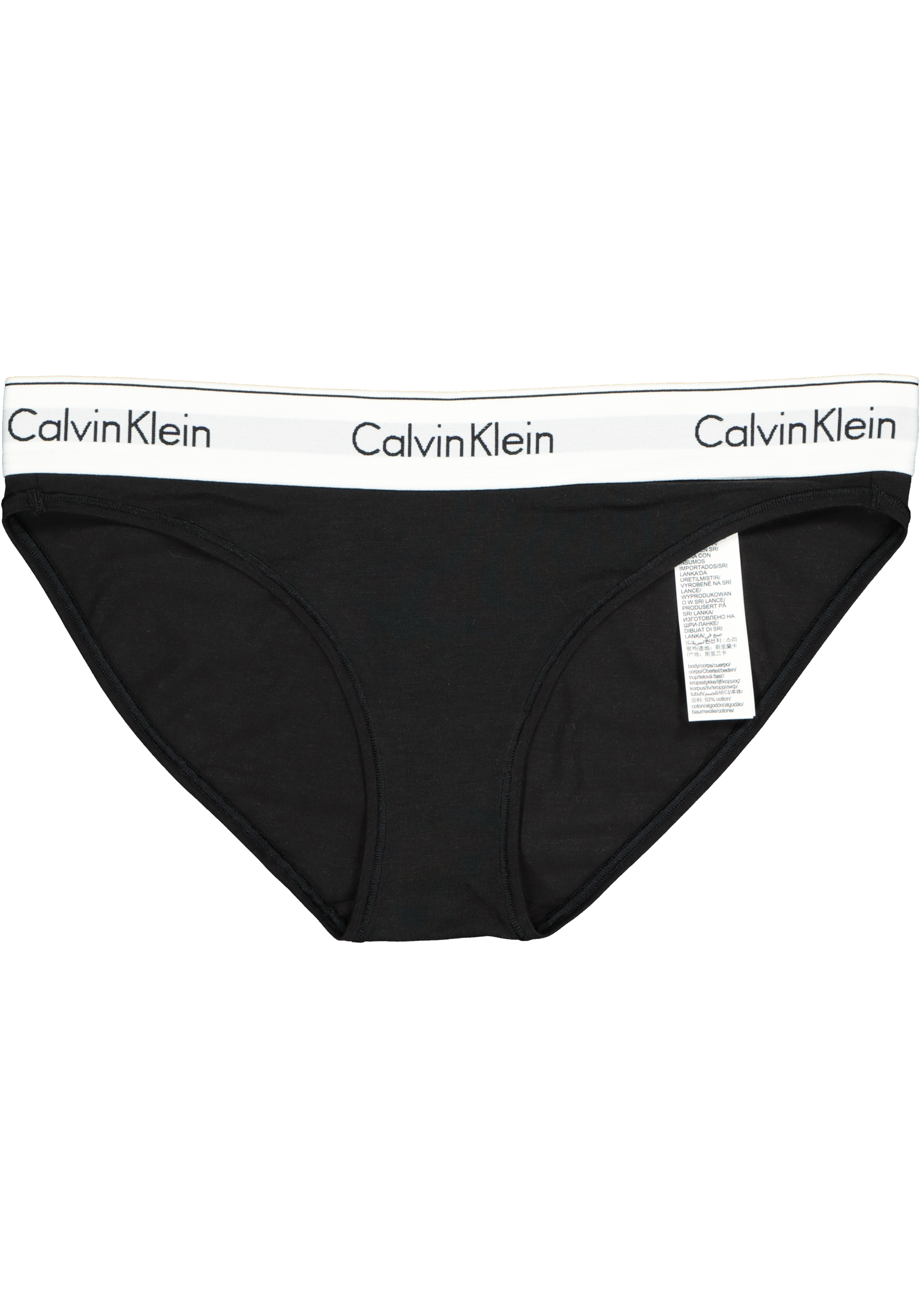 Calvin Klein dames Modern Cotton slip, zwart