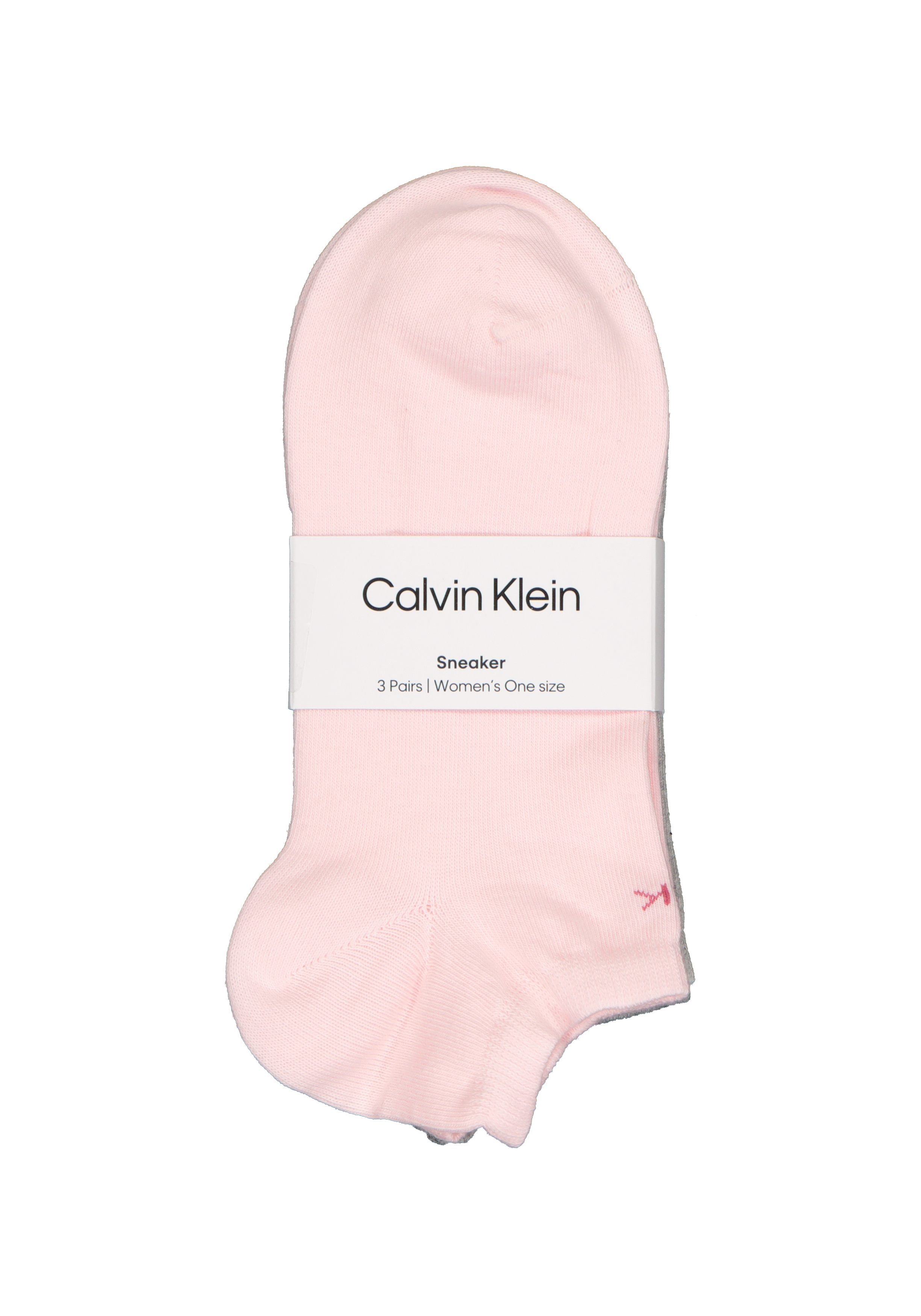 Calvin Klein damessokken Chloe (3-pack), enkelsokken, beige, roze en grijs