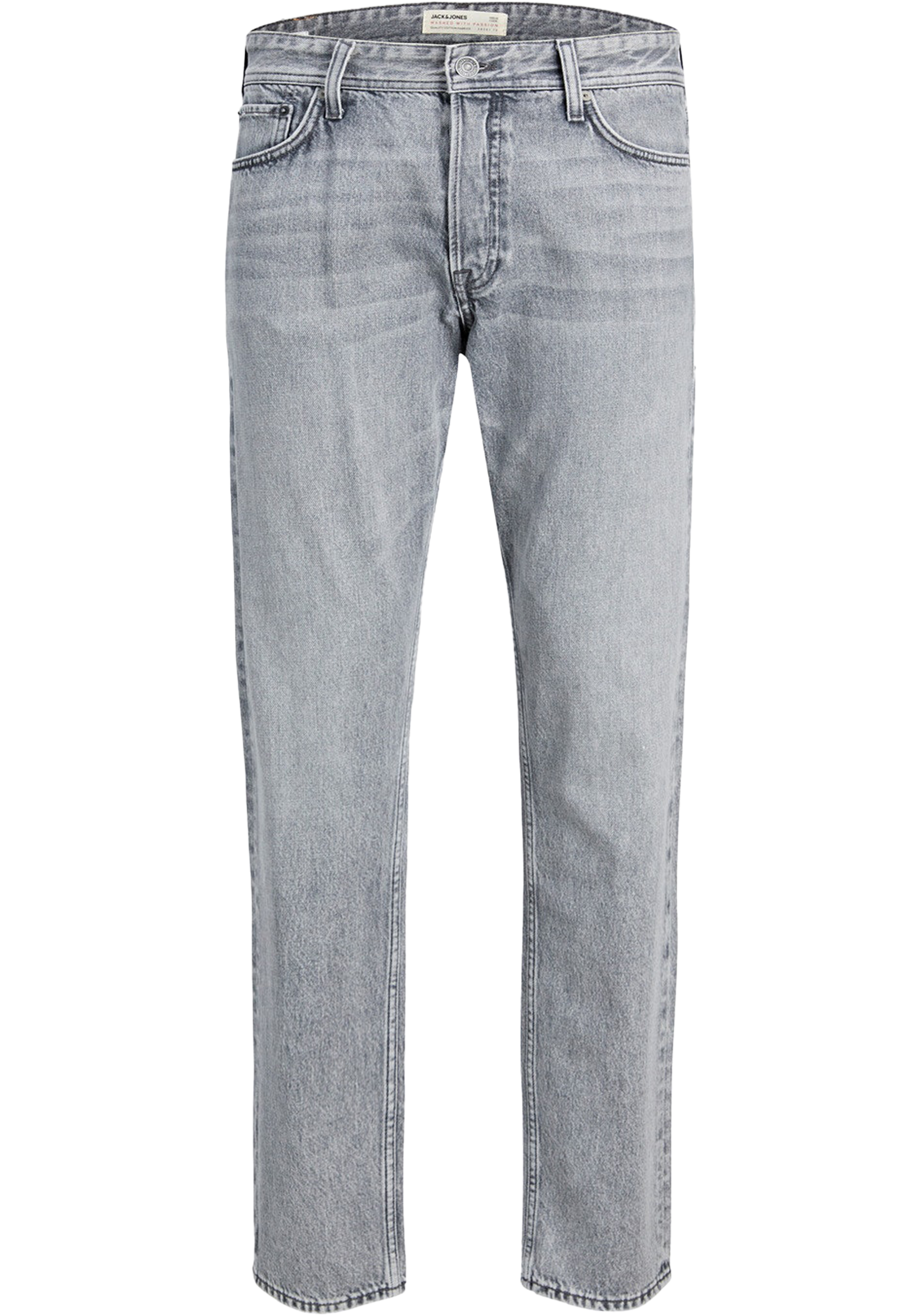 JACK & JONES Chris Original loose fit, heren jeans, grijs denim