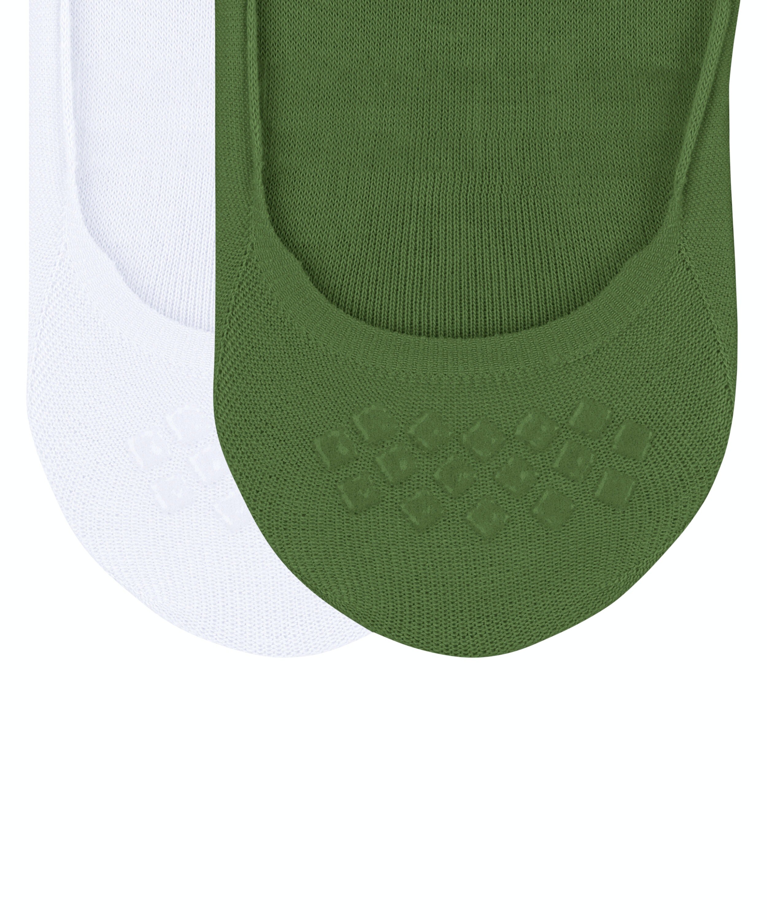 Burlington Everyday 2-Pack heren invisible sokken, groen (fir green)