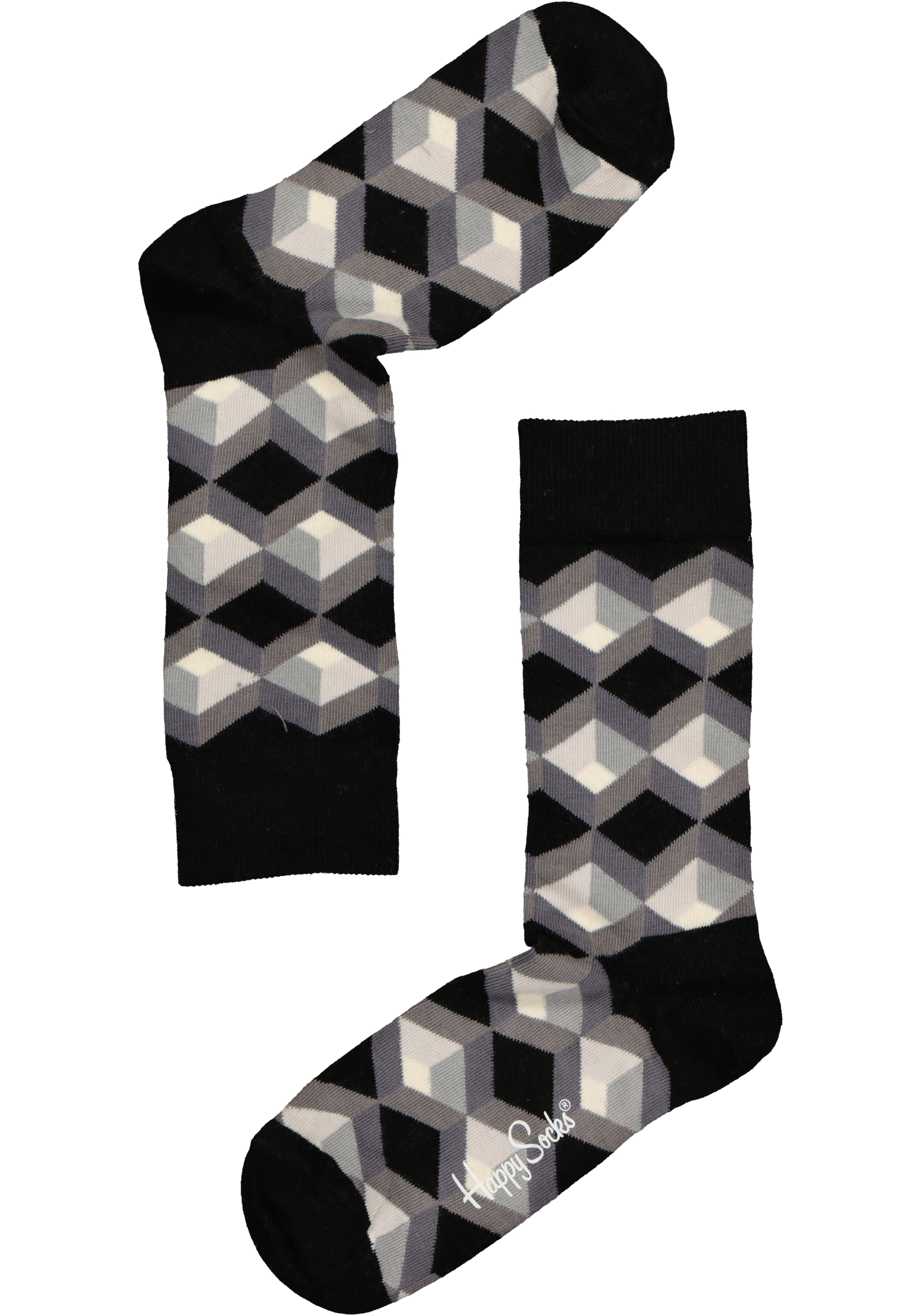 Happy Socks sokken, Happy Black White Gift Box